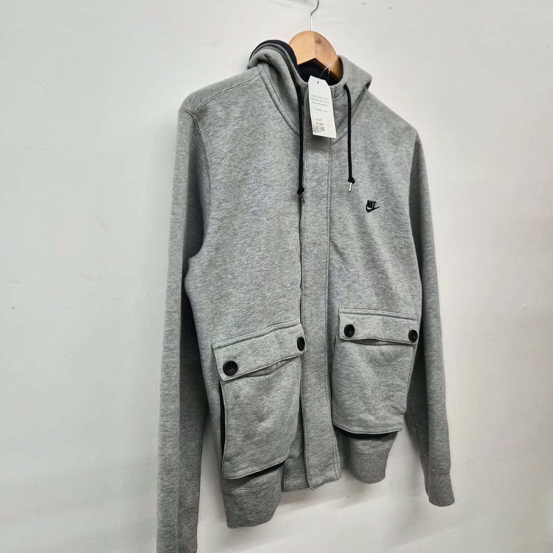 나이키 멀티포켓 그레이 후드 집업 자켓 남녀공용 S 상품이미지2