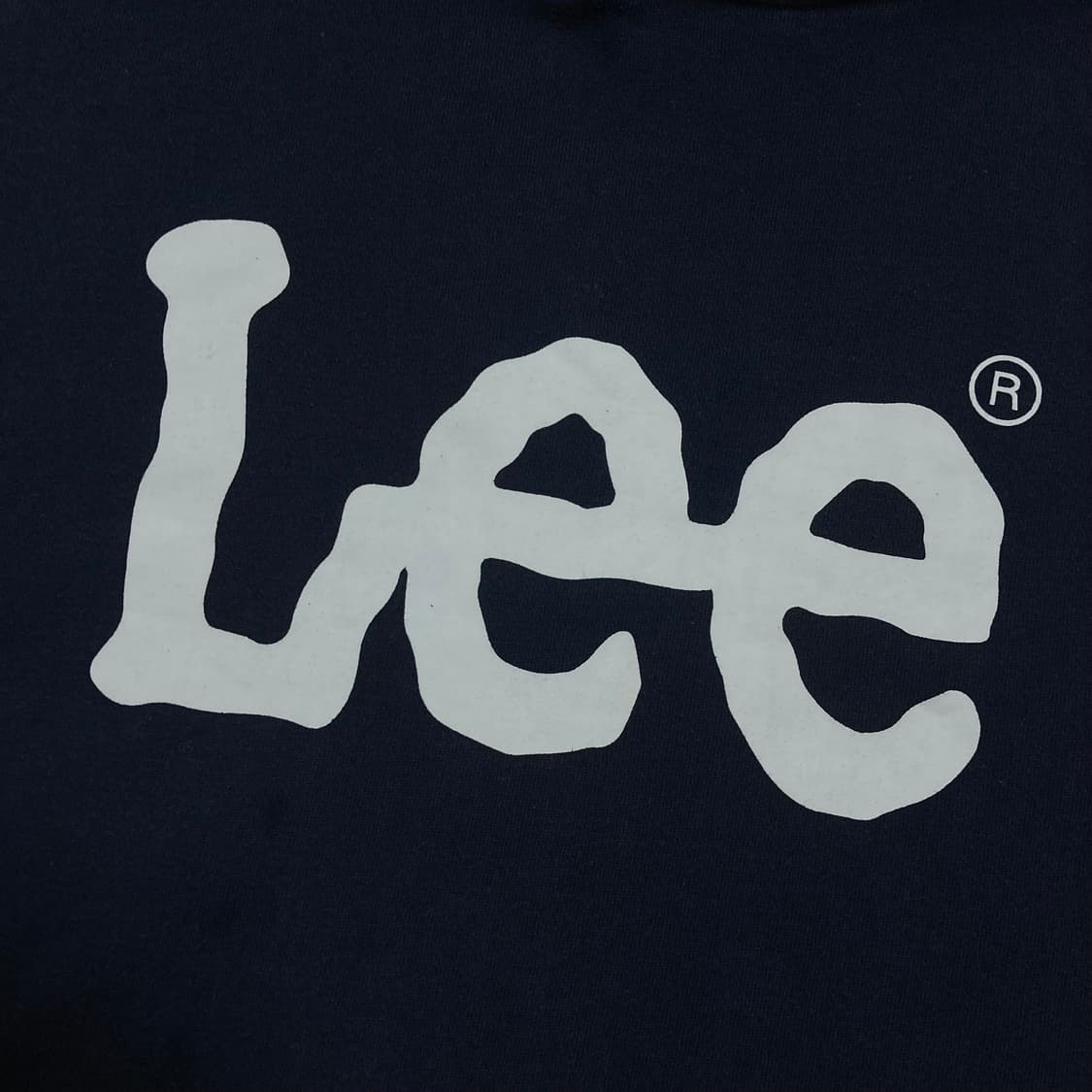 Lee 스펠아웃 빅로고 네이비 후드티 상품이미지2