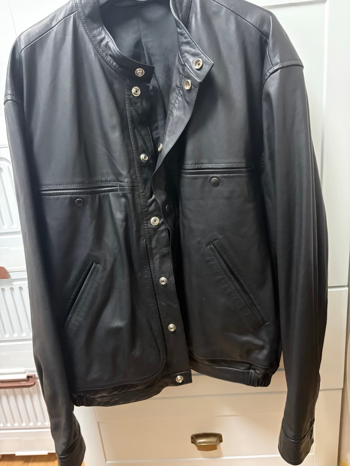 르메르 레더 블루종 상품이미지1