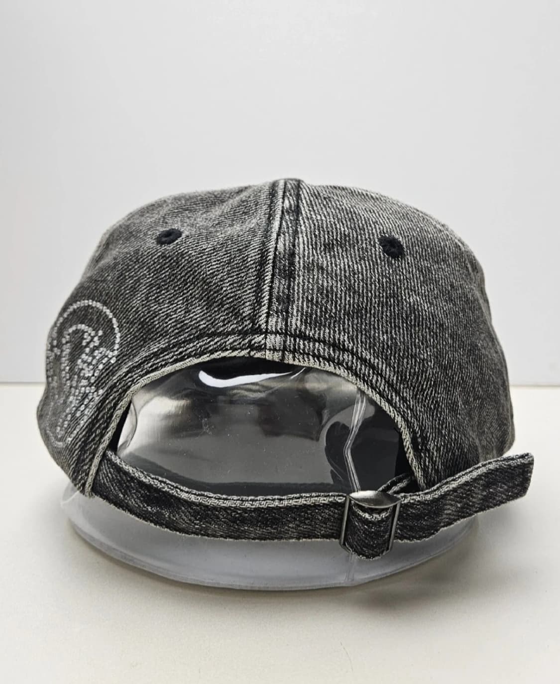 Aries 아리에스 블랙 데님 볼캡 상품이미지4