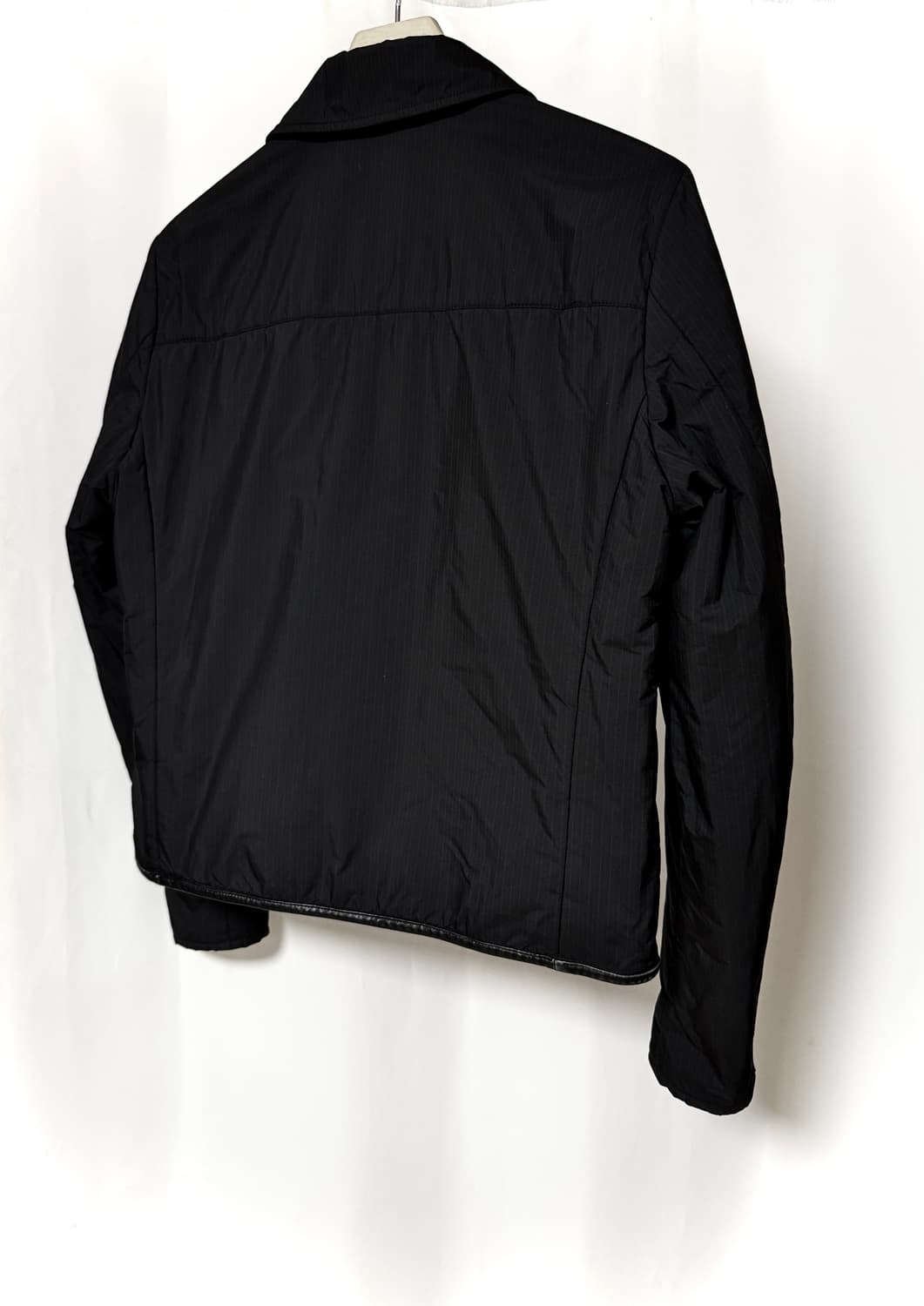 프라다 10Fw 밀리터리 핀스트라잎 레더 다운 패딩 상품이미지7