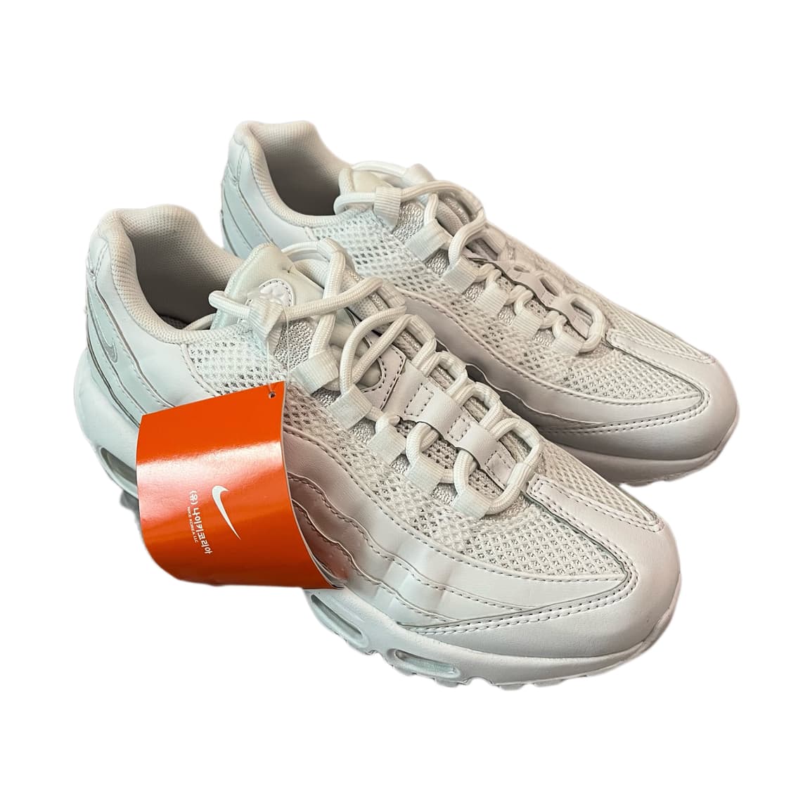 나이키 에어맥스95 트리플화이트 225 새상품 상품이미지3