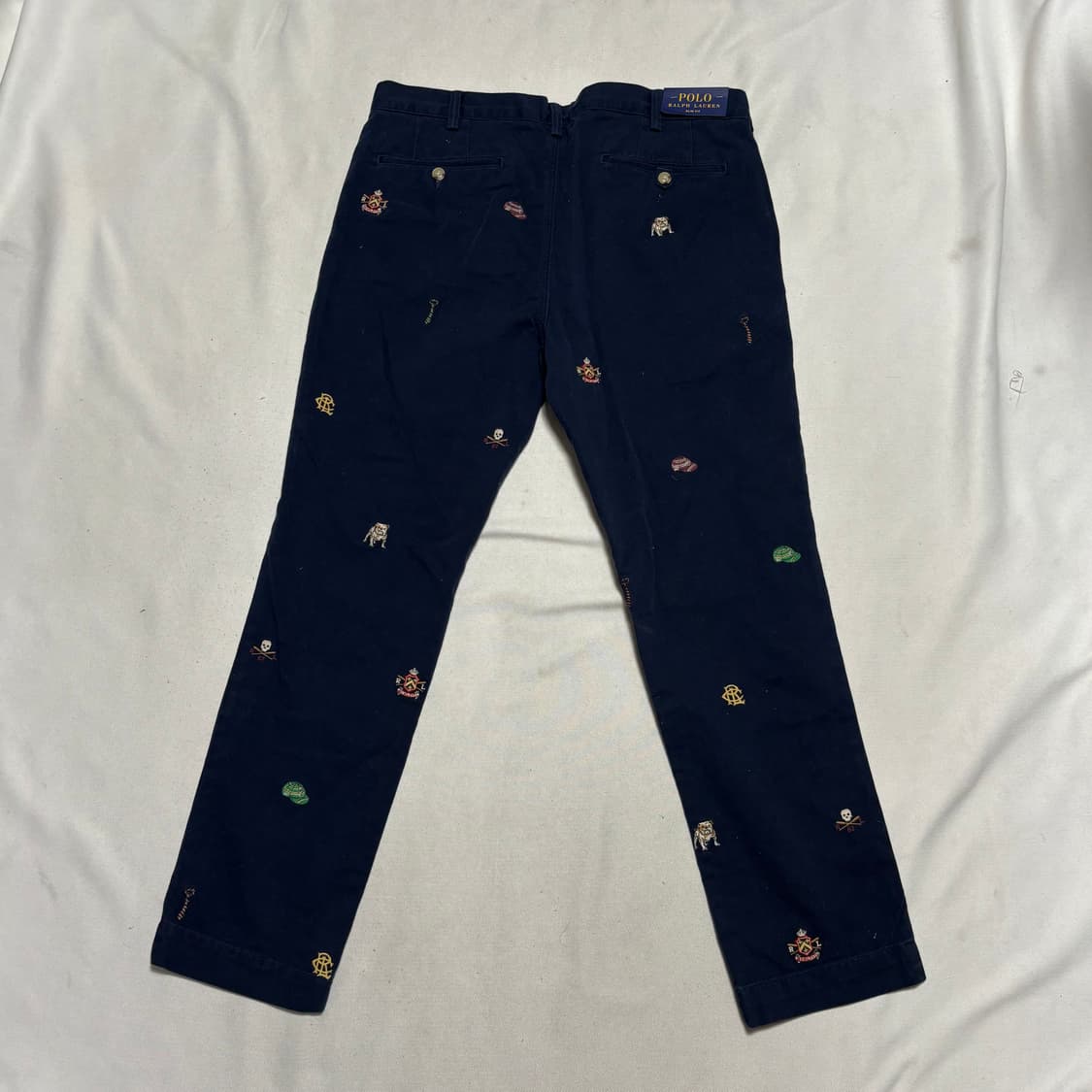 36 폴로랄프로렌 자수 슬림핏 치노 팬츠  상품이미지3