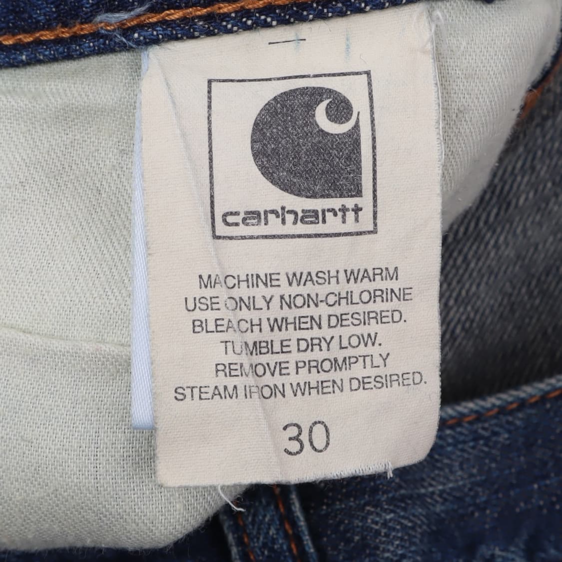 칼하트 재팬 워시드 카펜터 데님팬츠 상품이미지7