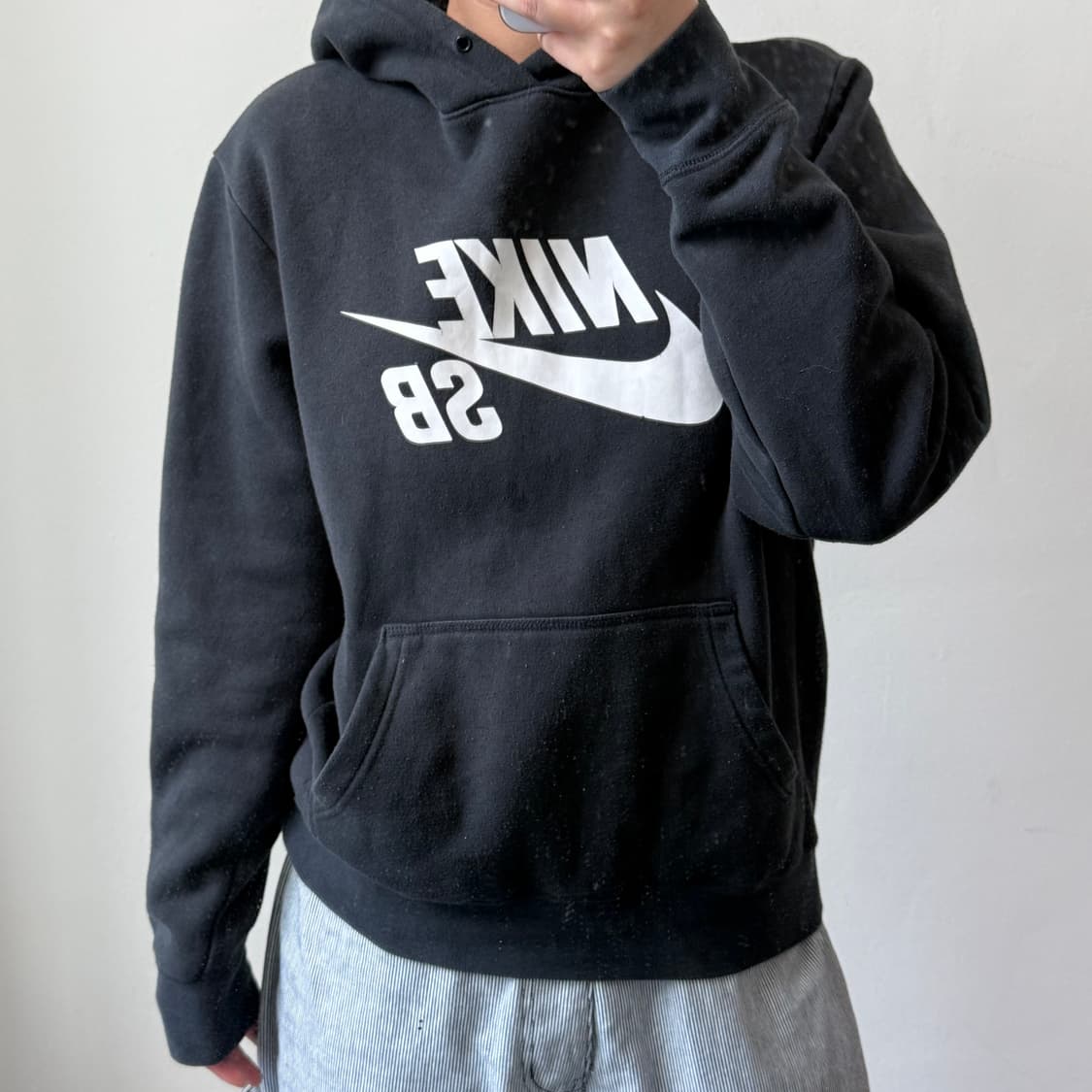 [M] 나이키SB 블랙 후드티 상품이미지2