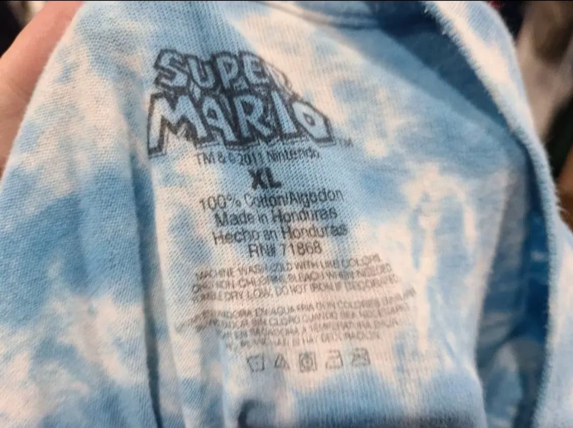 2011 닌텐도 슈퍼마리오 타이다이 반팔티셔츠 상품이미지5