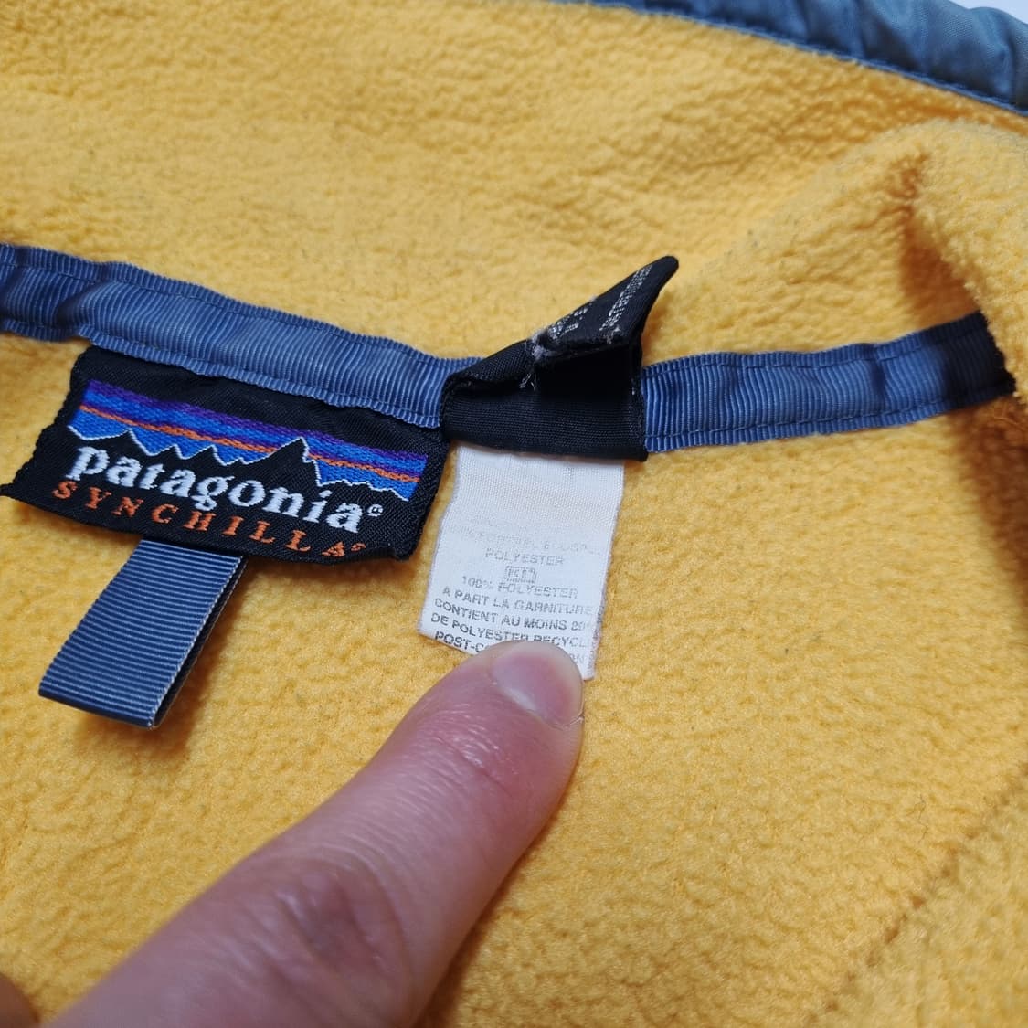 90S PATAGONIA 신칠라 스냅티 골드 - M 상품이미지10