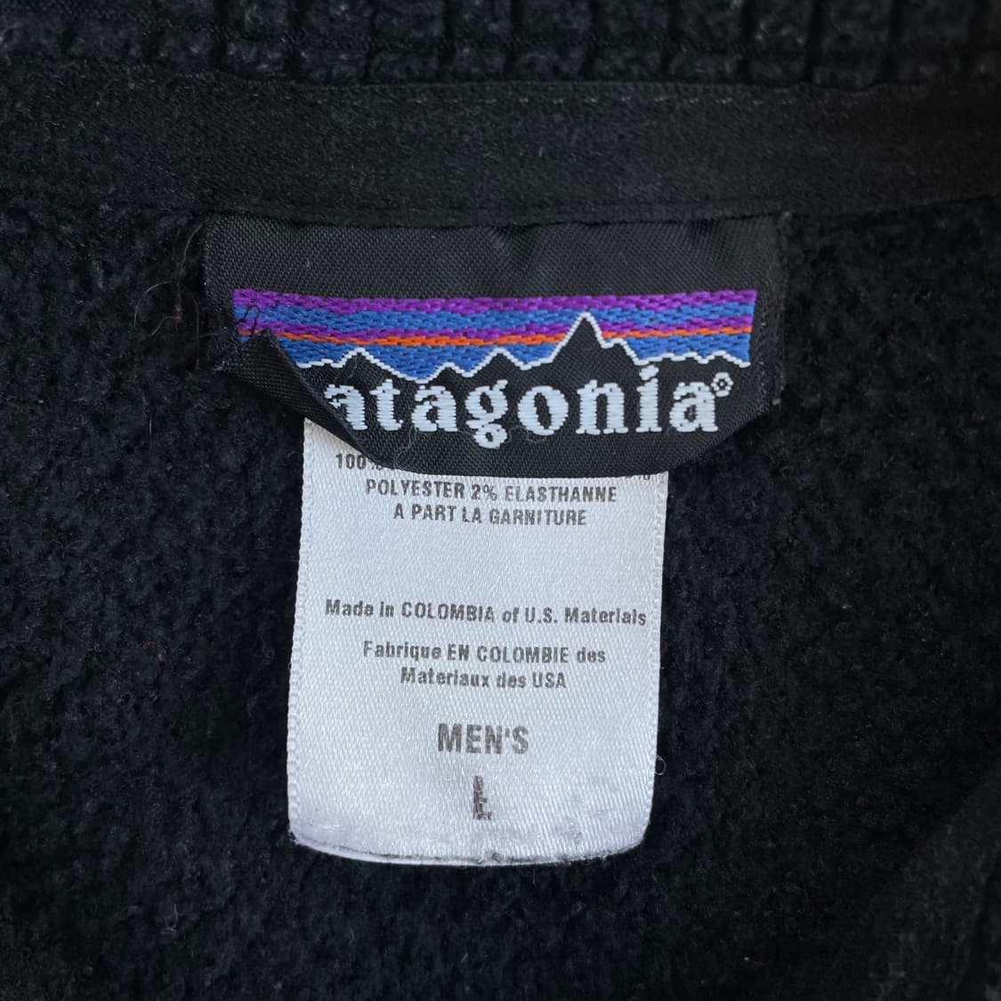 Patagonia  파타고니아 00,s 블랙 폴라텍 플리스 베스트 상품이미지3