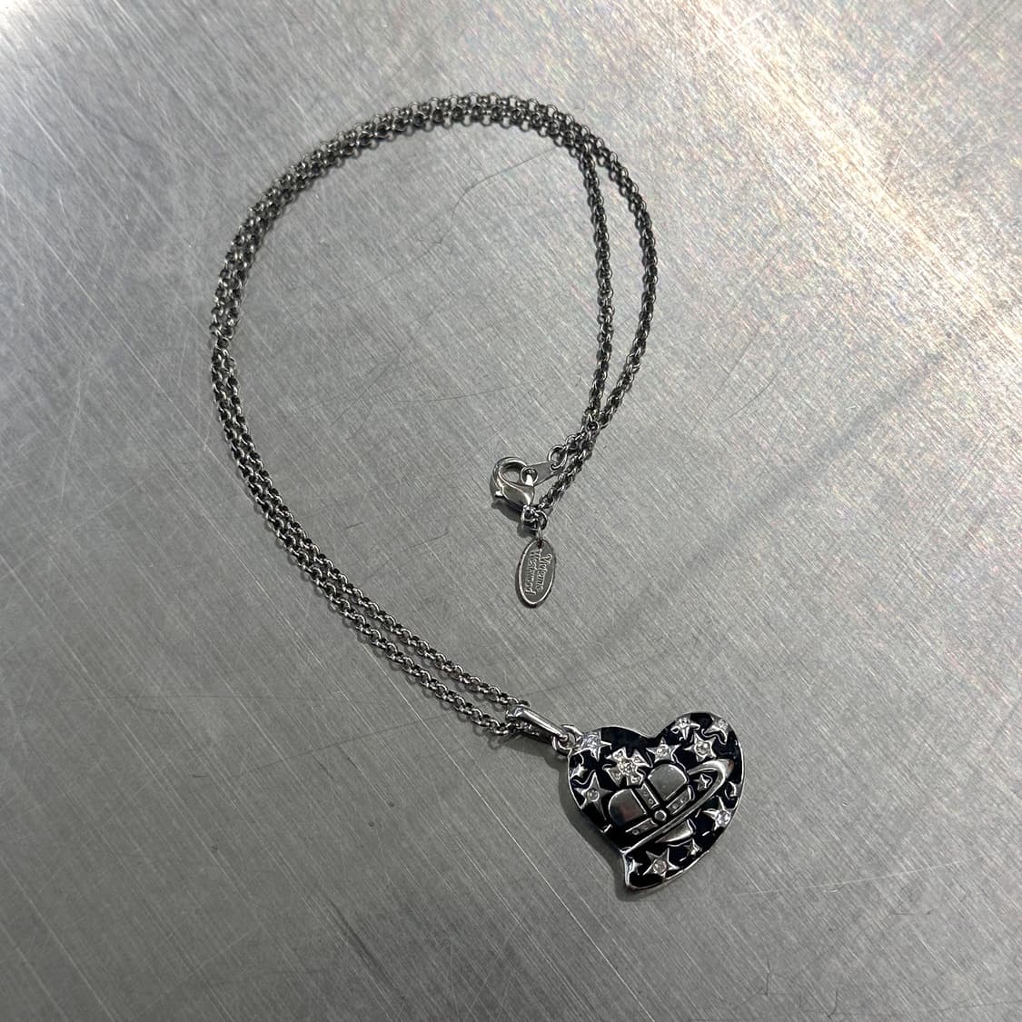 비비안웨스트우드 디아망떼 하트 목걸이 상품이미지2