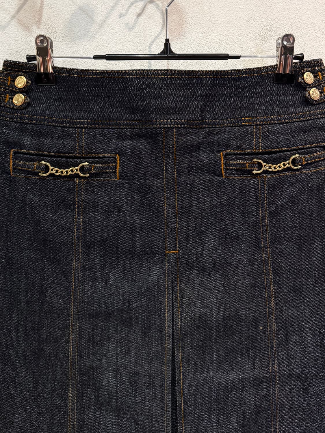 Kumikyoku Gold Chain Denim Skirt (29) 상품이미지3