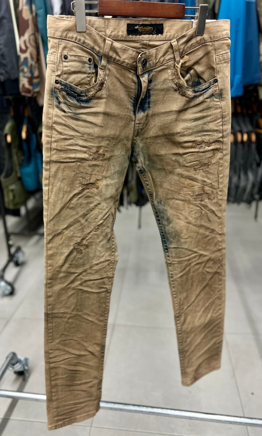 화이트스컬 더티워싱 pant (34) 상품이미지1