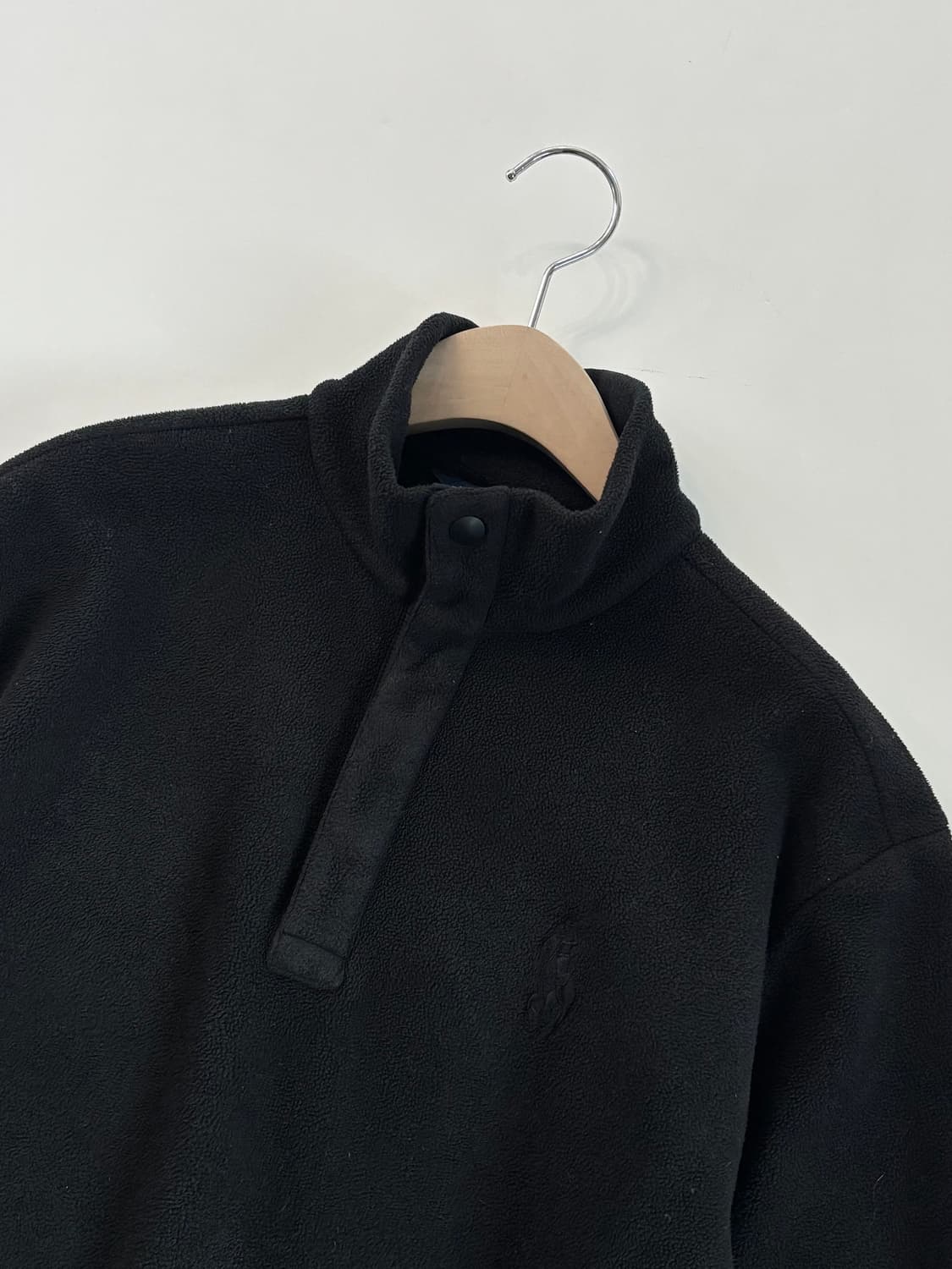 Polo 폴로 랄프로렌 골프 블랙컬러 스냅 후리스 상품이미지4