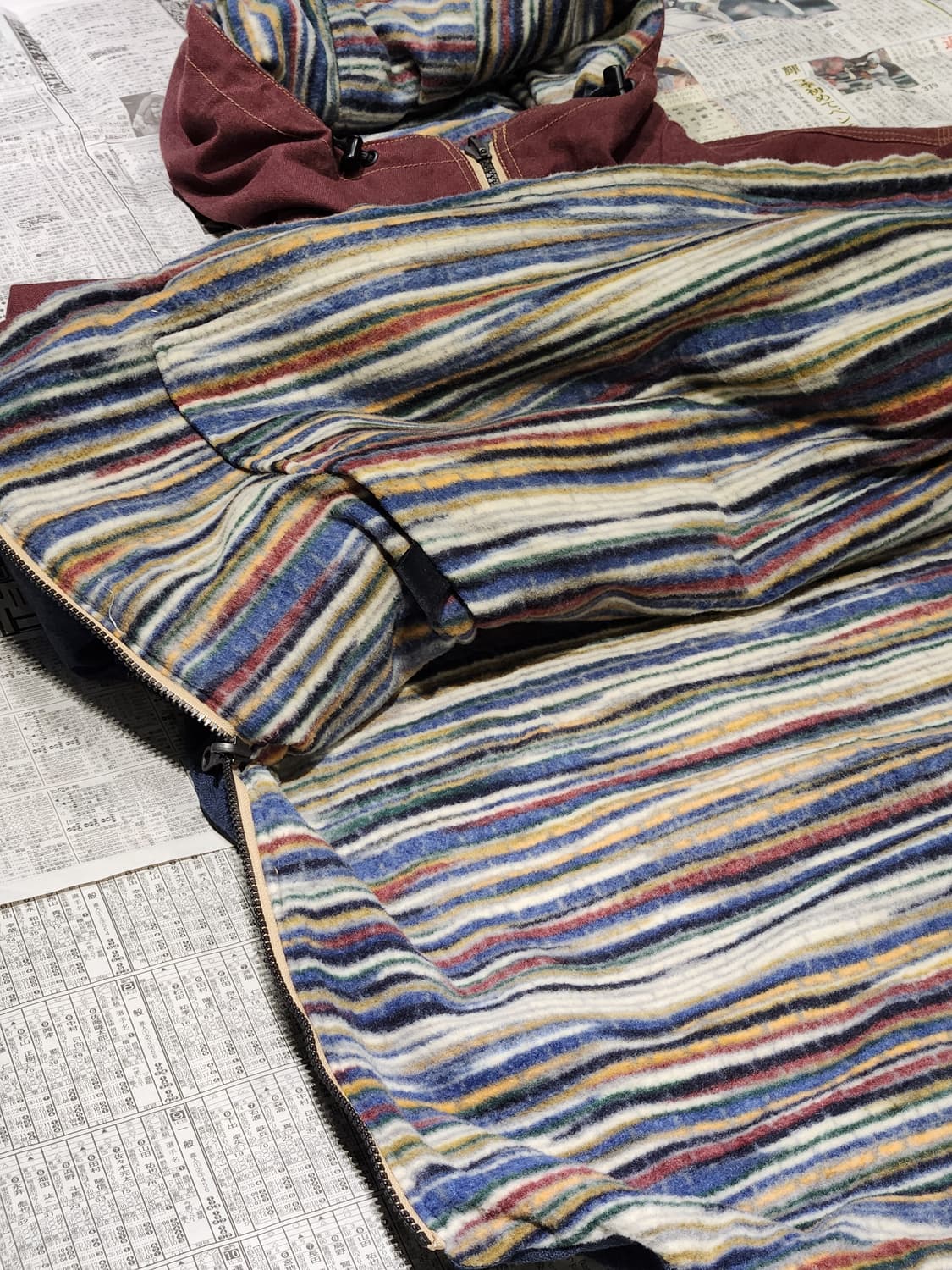 KENSHO ABE 리버시블 아노락 XL 상품이미지8