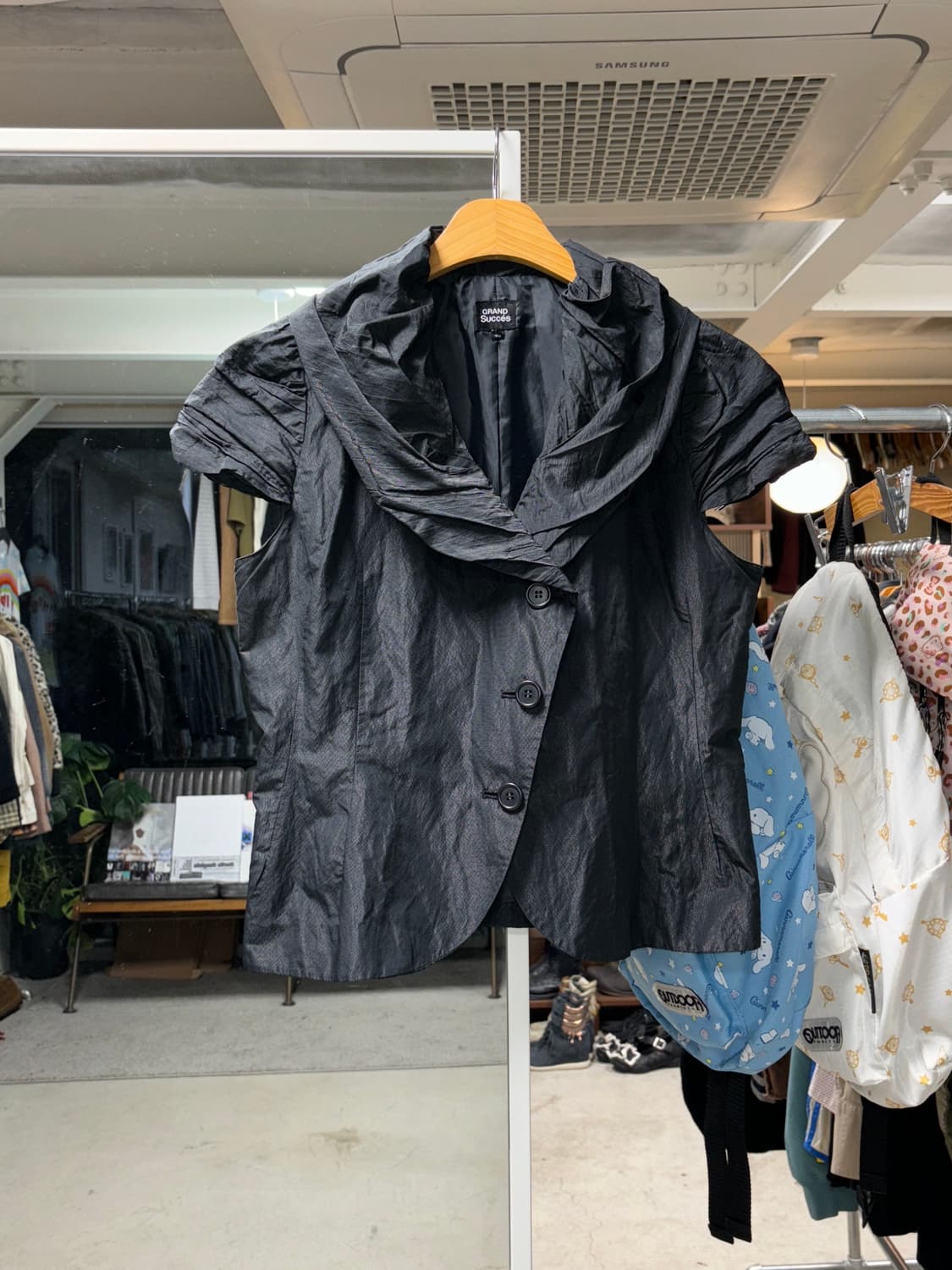 Grand succes 플리츠 블라우스 상품이미지1