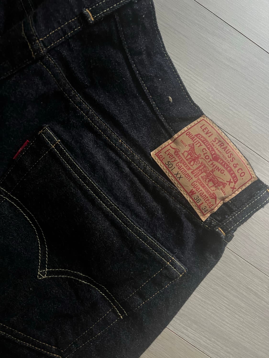 리바이스 LVC 55501 리지드 36x34 상품이미지1