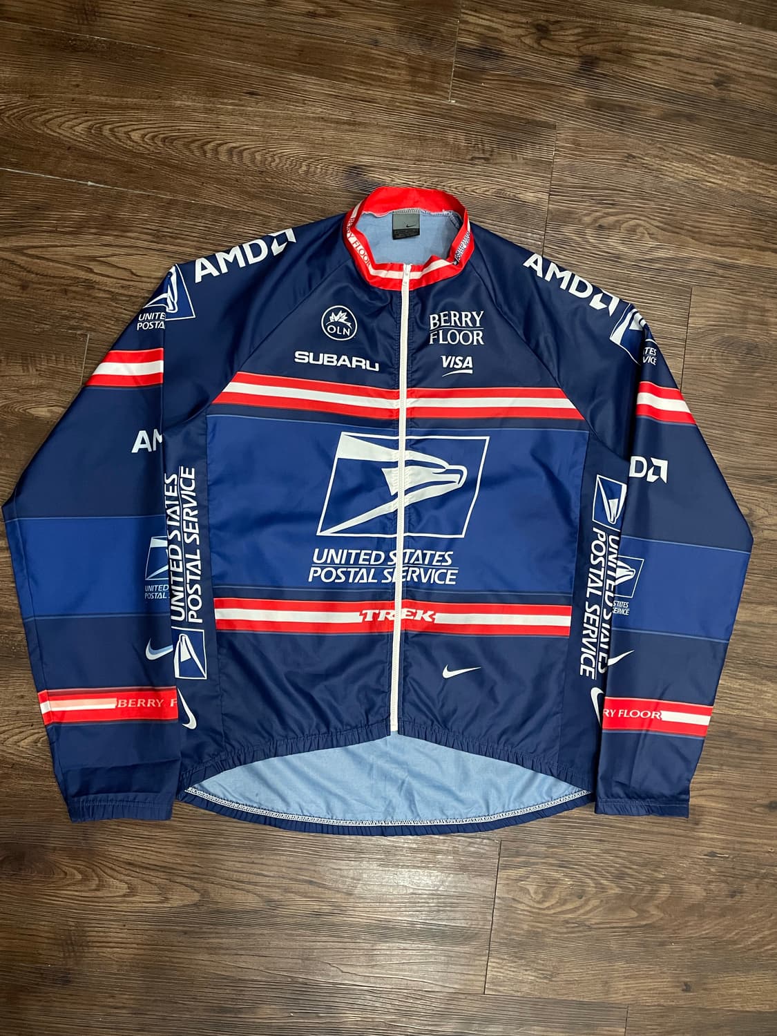 나이키 USPS 스바루 사이클 져지 바람막이 자켓 상품이미지3