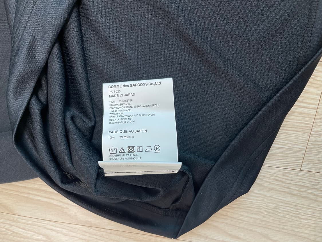 꼼데가르송 옴므 플러스 서레이티드 카라 티셔츠 AD2022 상품이미지7