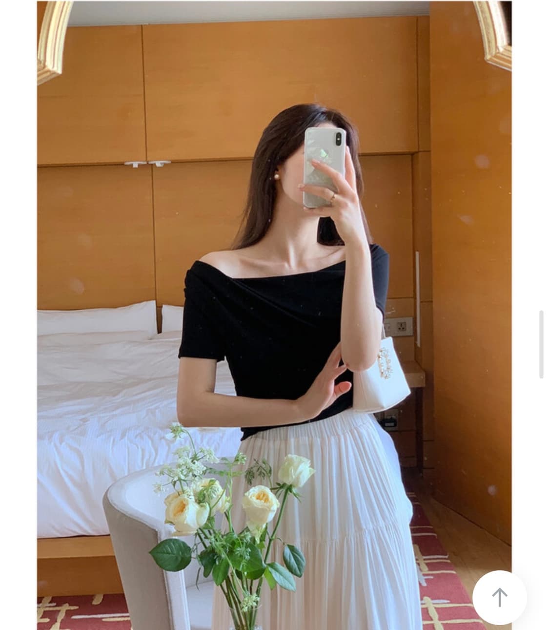 퍼빗 셔링 오프 반팔티 상품이미지1