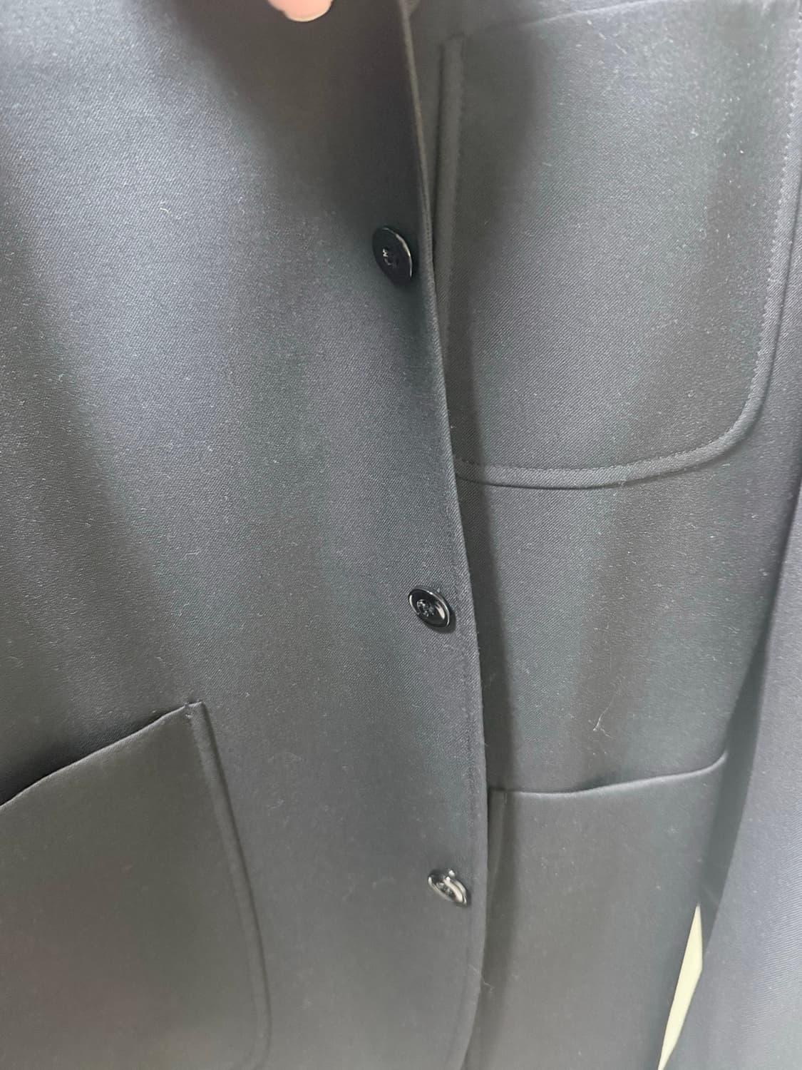 공홈구매)포터리 파인 울 스포츠 자켓 블랙 4사이즈 상품이미지10