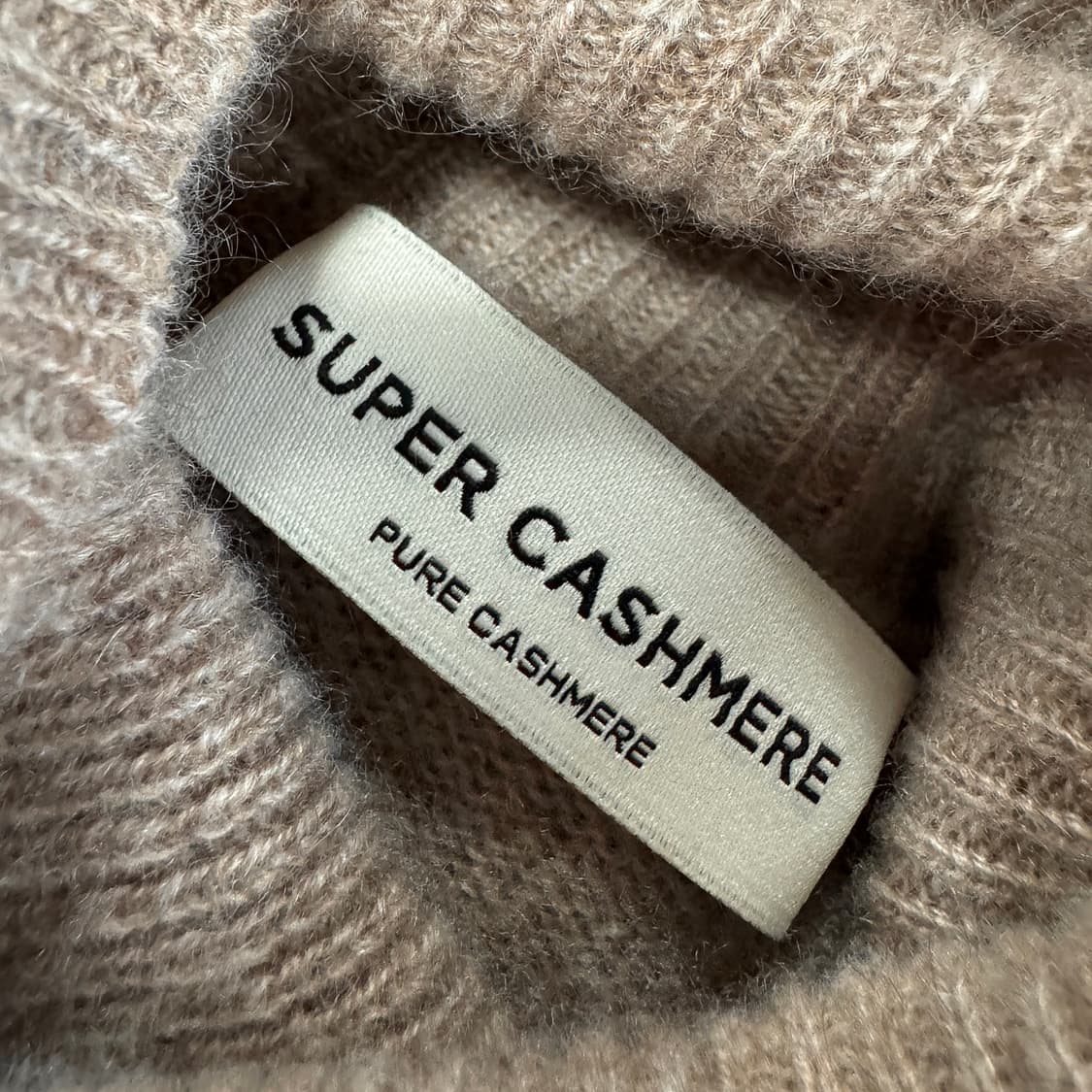 R2W 슈퍼 캐시미어 터틀넥 니트 탑 상품이미지2