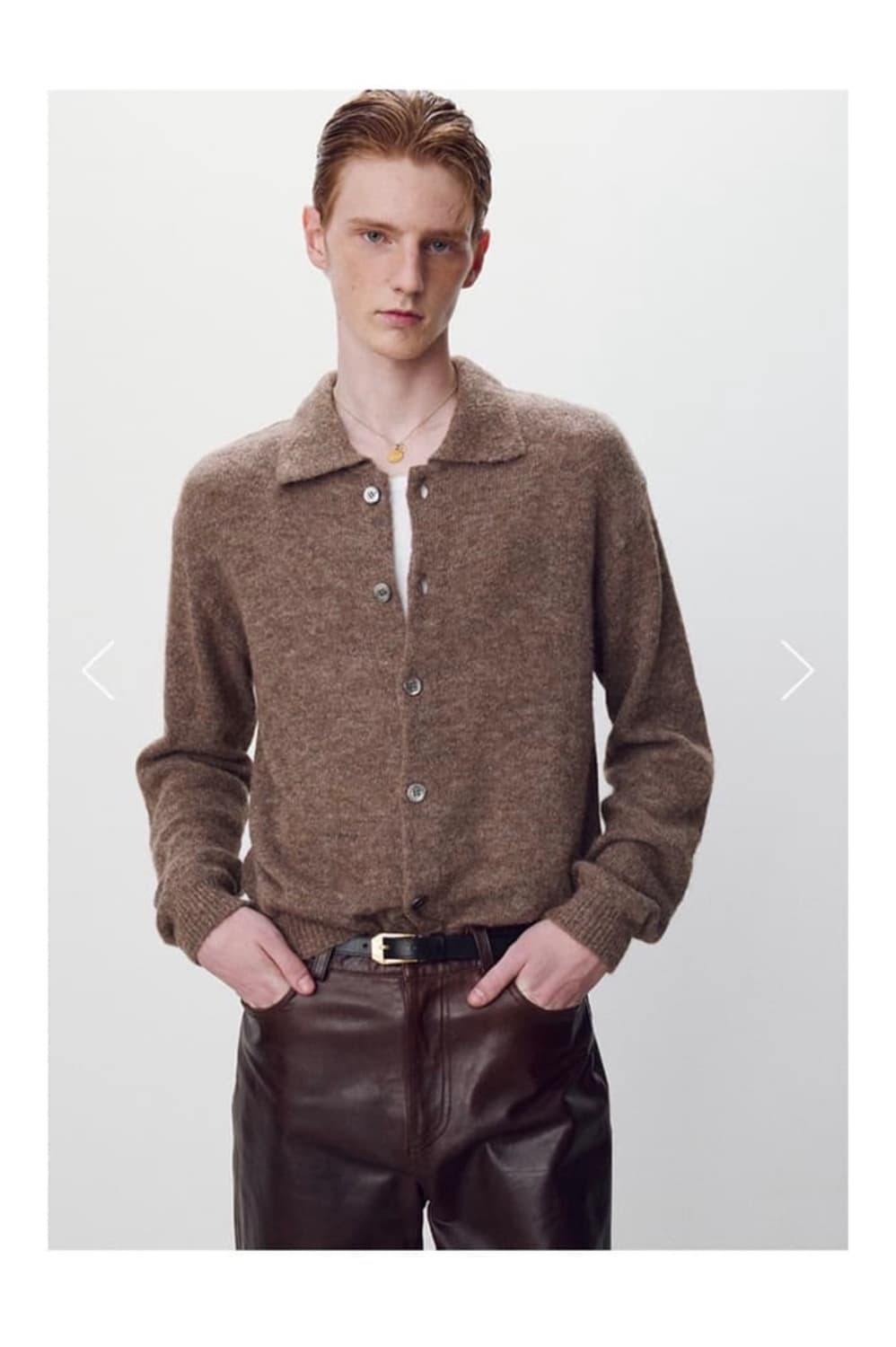 토니웩 알파카 모헤어 가디건 L 상품이미지1