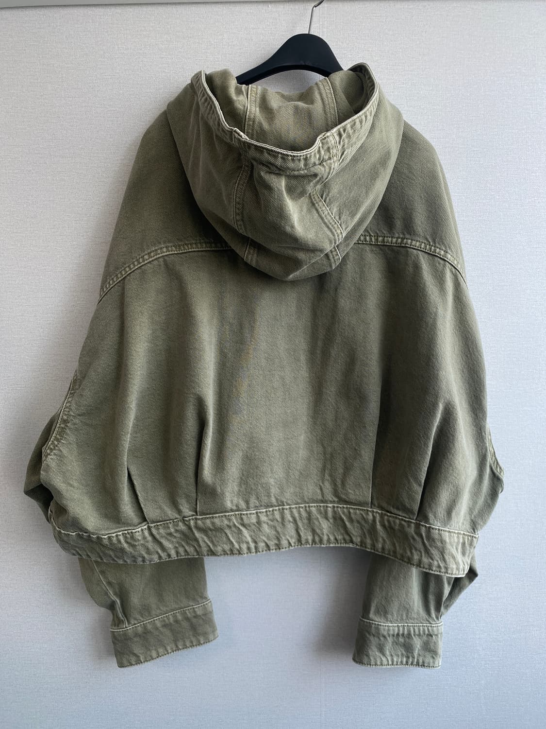 자라 후드 데님 자켓 M 상품이미지4