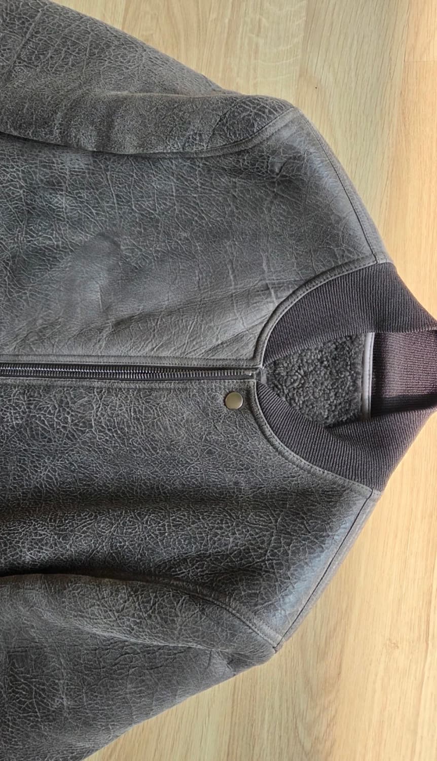 18FW 릭 오웬스 양가죽 레더 봄버 상품이미지2