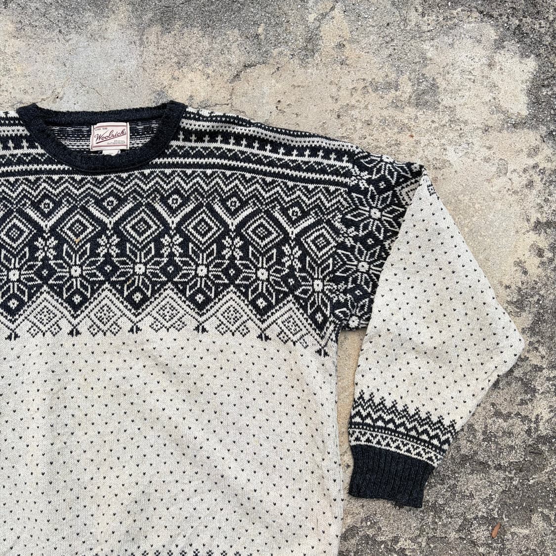 90s 울리치 빈티지 피셔맨 크루넥 스웨터 니트 2XL 상품이미지2