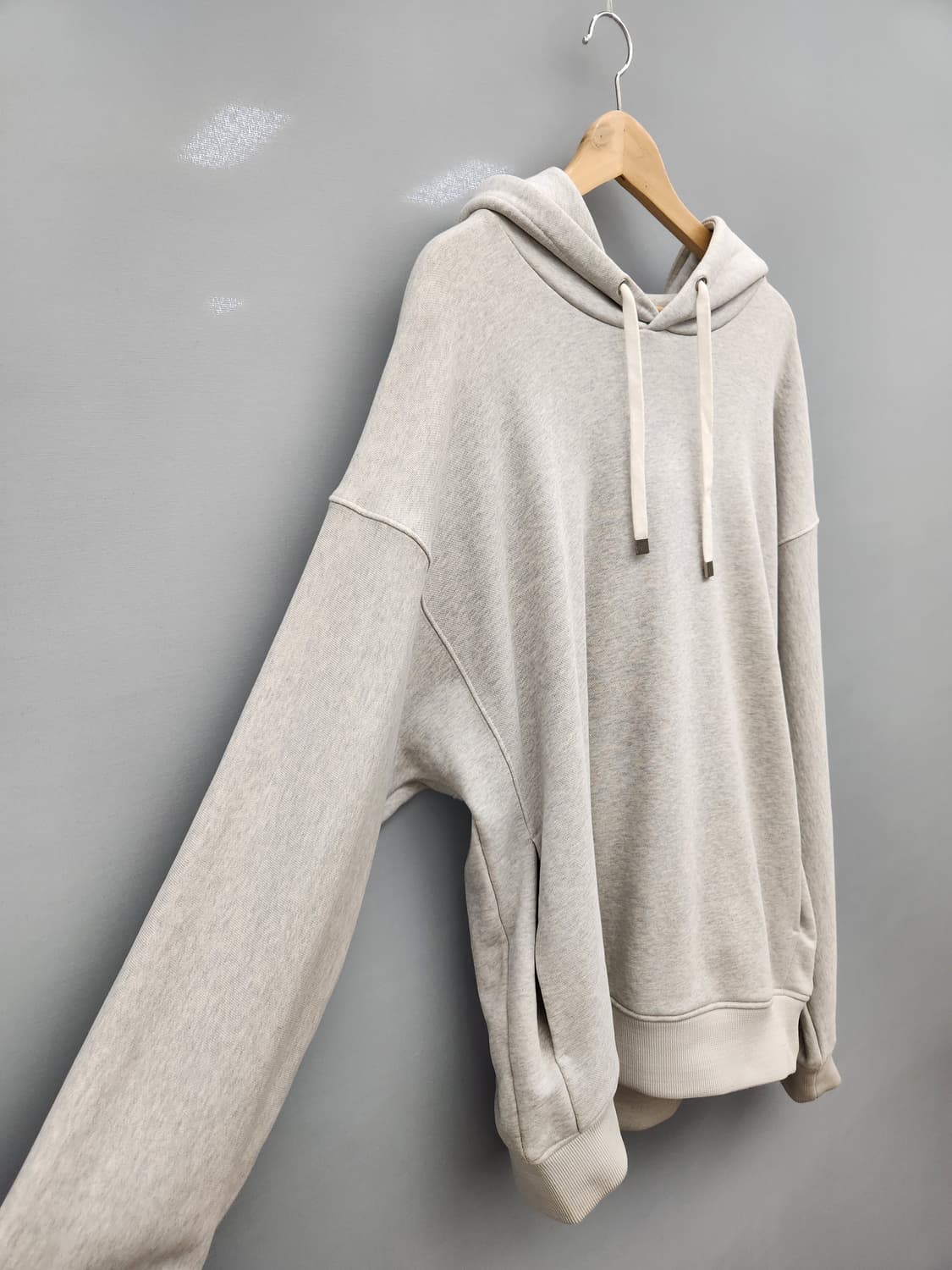 솔리드옴므 백프린트 오버핏 후드 상품이미지2