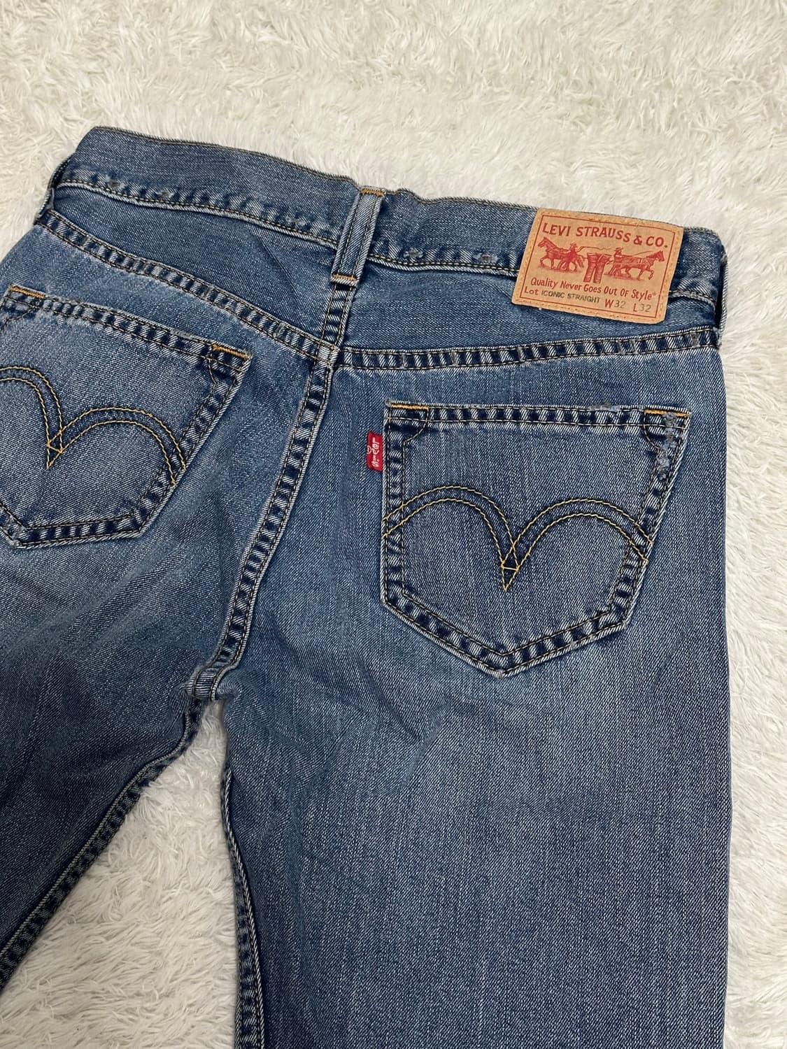 리바이스 ICONIC STRAIGHT 청바지 W32 L32 상품이미지1