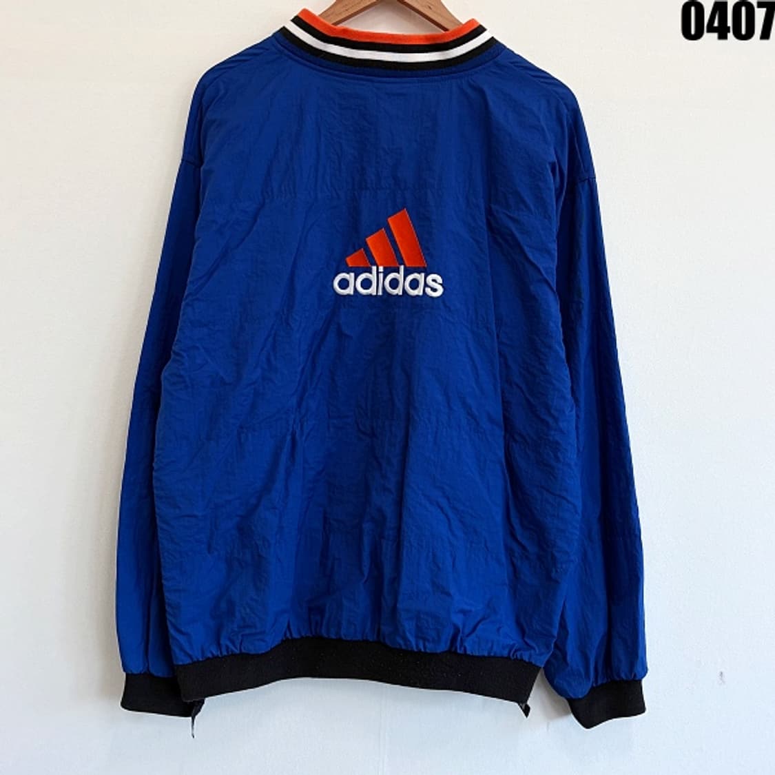 아디다스 브이넥 풀오버 바람막이 자켓 L 0407 상품이미지6