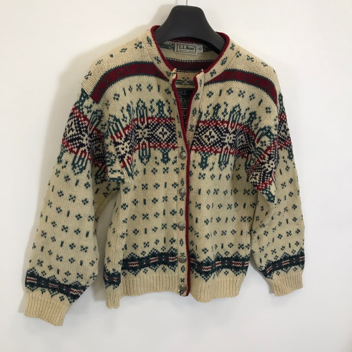 LLBEAN 엘엘빈 USA 80s 노르딕 가디건 [여성S] 상품이미지2