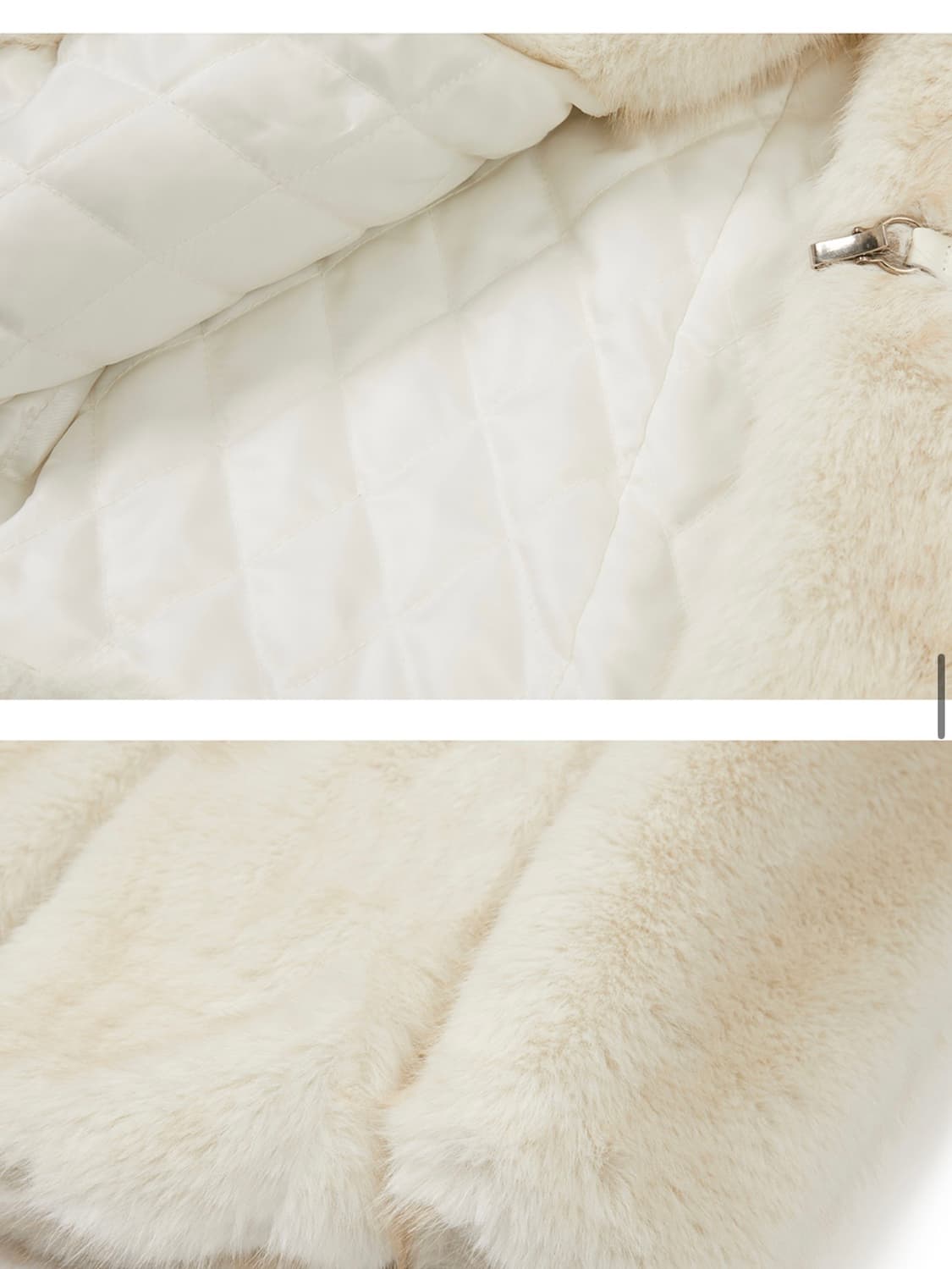 일리고 시어링 퍼자켓 (아이보리) 상품이미지6