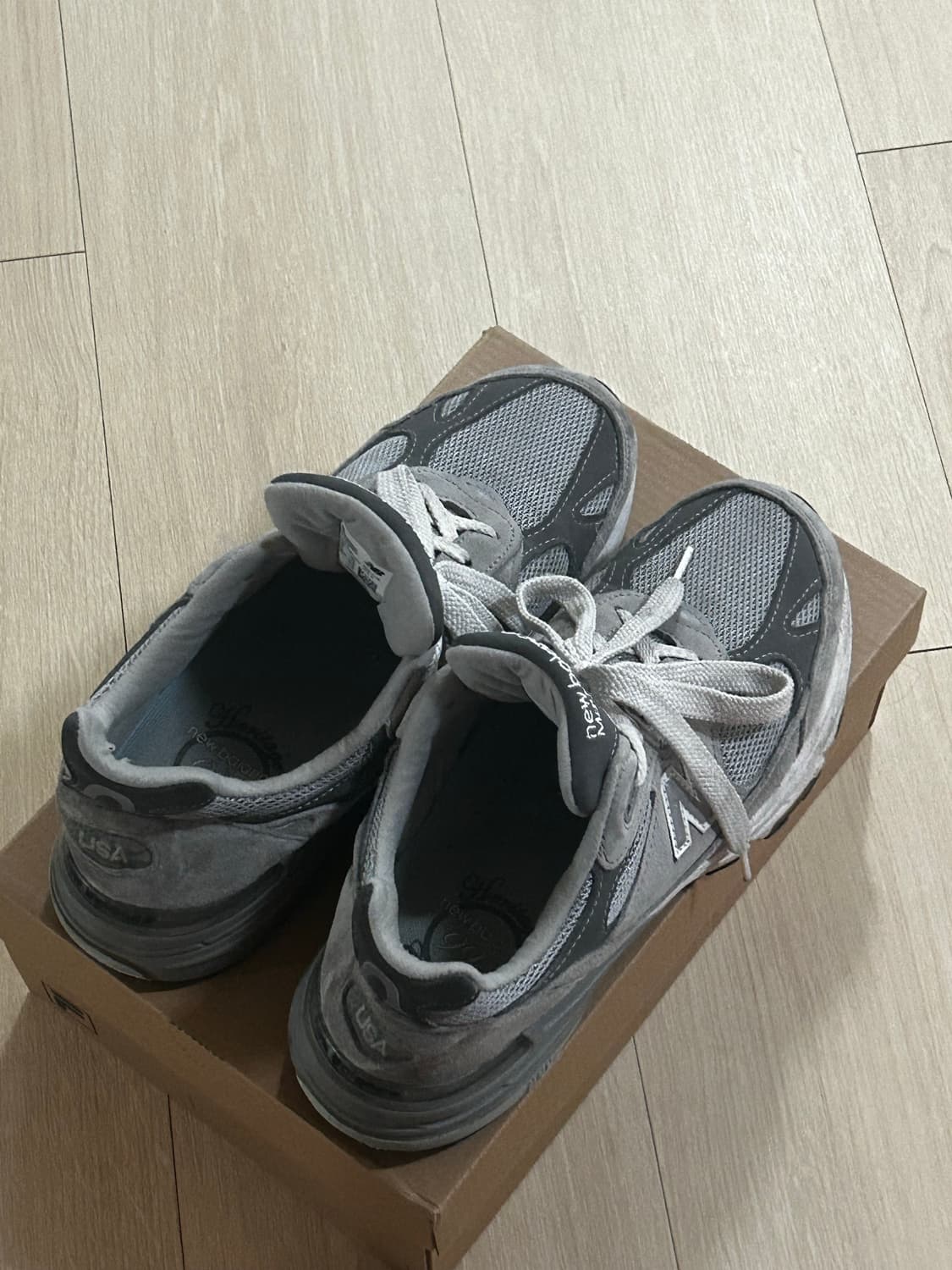 (W) New Balance 993 Made in USA Grey - B 상품이미지3