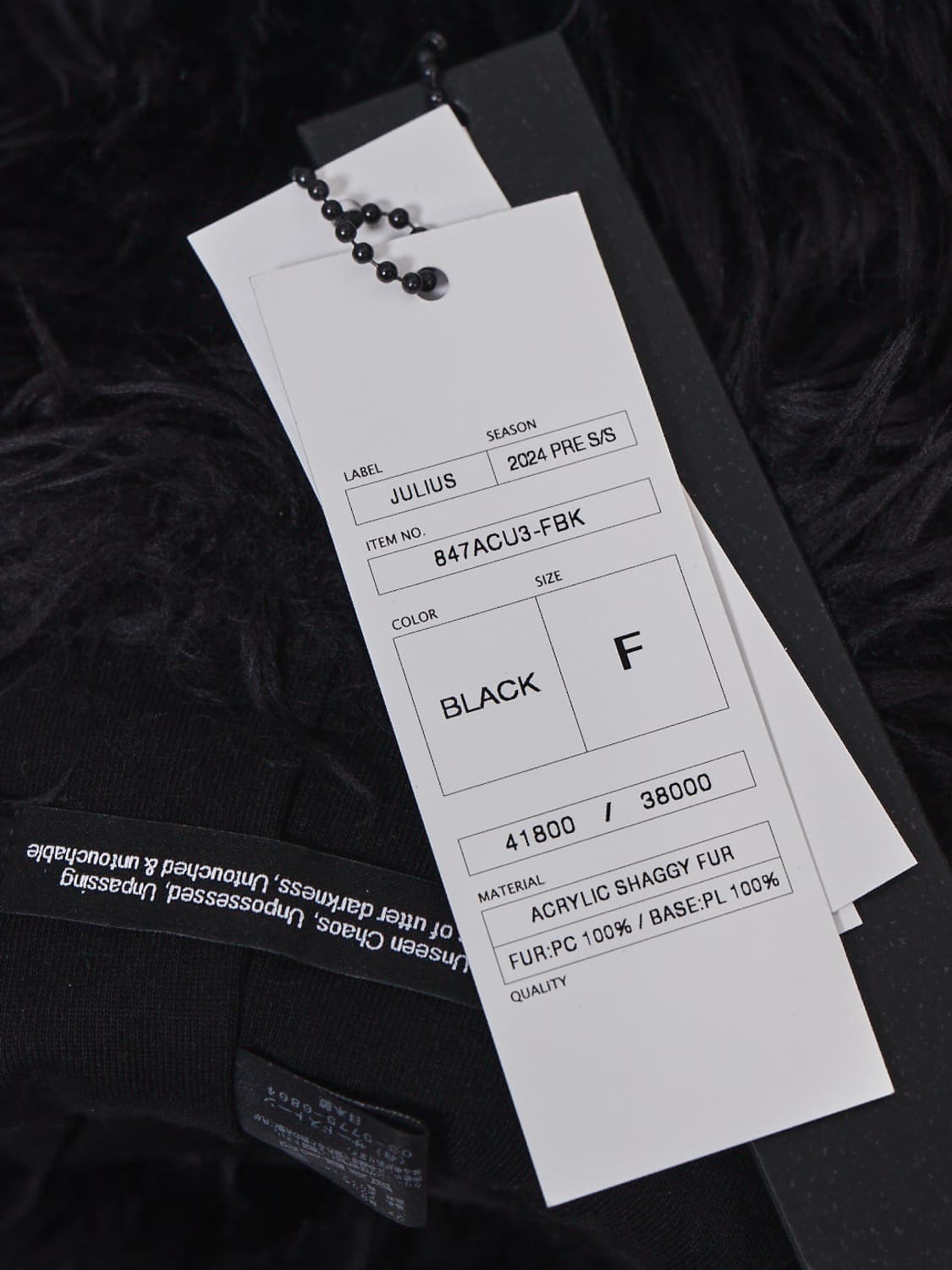 Julius pre-ss 24 페이크 퍼 건틀렛 상품이미지4