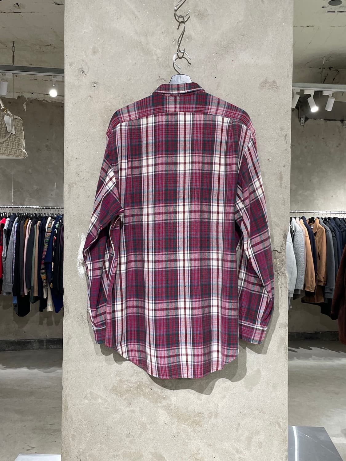 더블알엘 90’s 트윈 포켓 체크 셔츠 상품이미지6