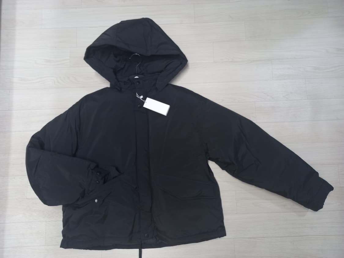 새상품 남성100 라퍼지스토어후드 덕다운 숏패딩 미듐 상품이미지2