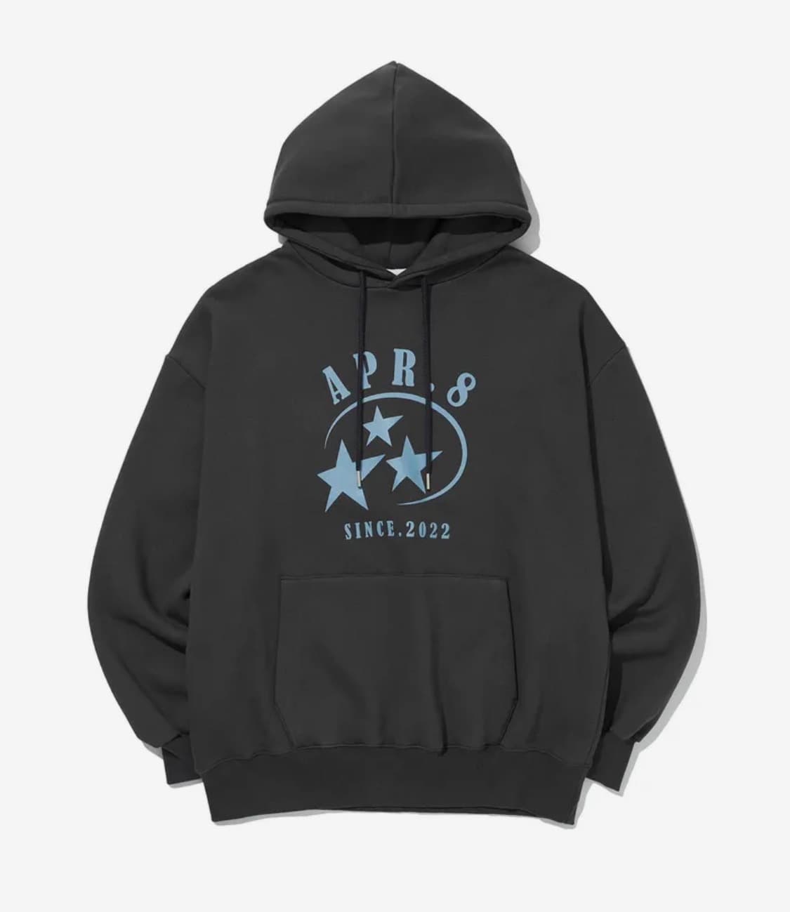 에이프릴에잇 차콜 후드티 상품이미지1