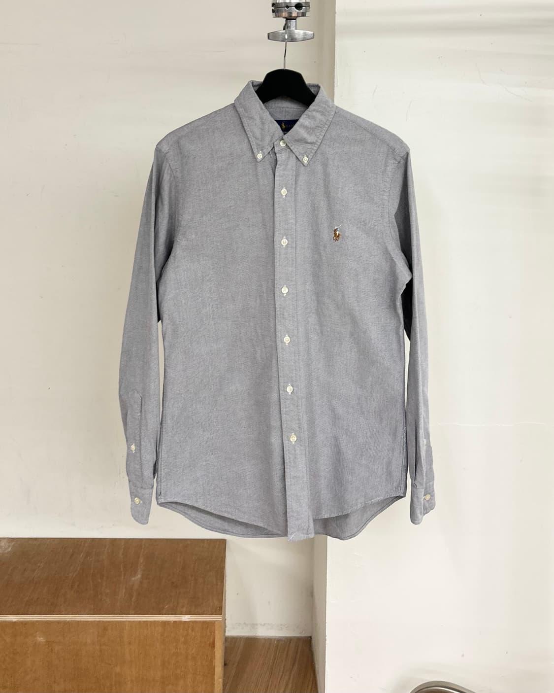 랄프 로렌 그레이 블루 옥스퍼드 셔츠 상품이미지1