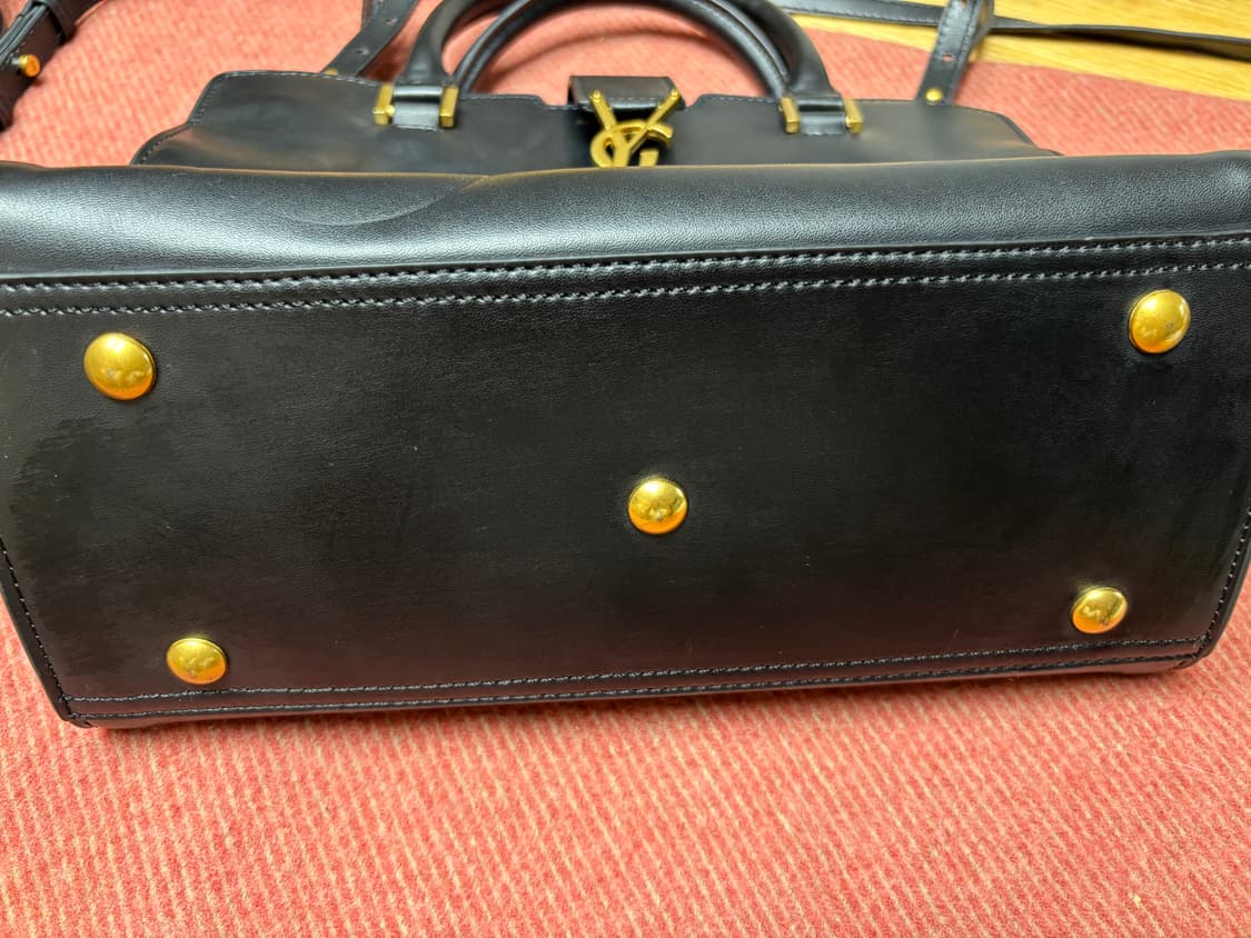 생로랑 블랙 레더 가방 상품이미지10