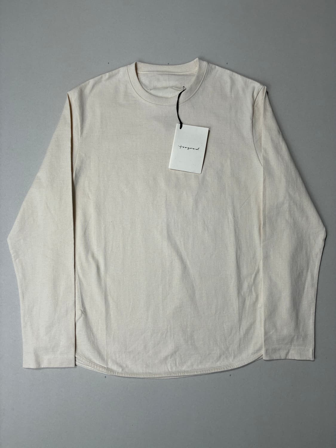 Toogood 투굿 더 보타니스트 롱슬리브 티셔츠 오가닉 저지 RAW컬러 상품이미지1