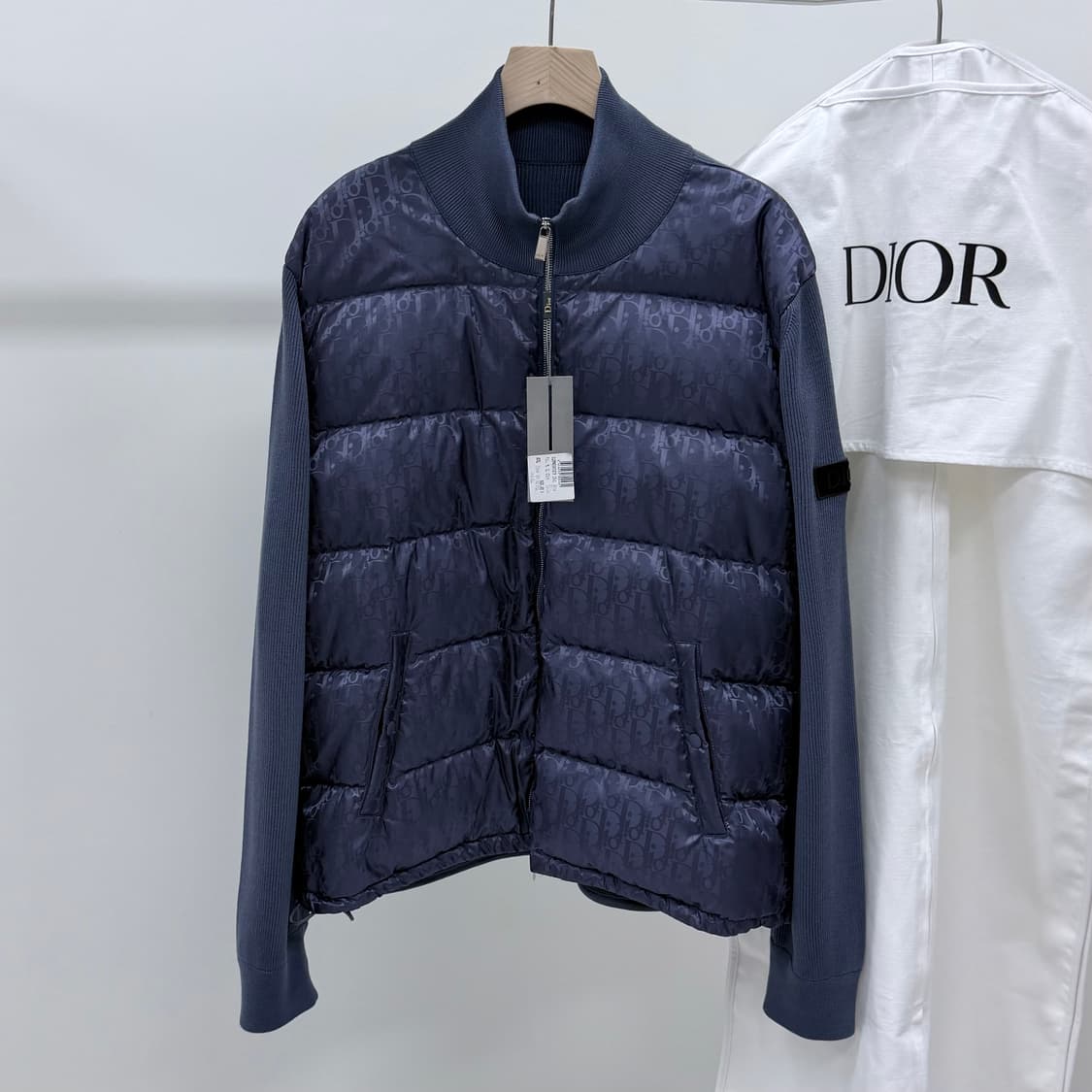 [미사용/2XL] 디올 오블리크 니트패딩 풀구성 상품이미지1