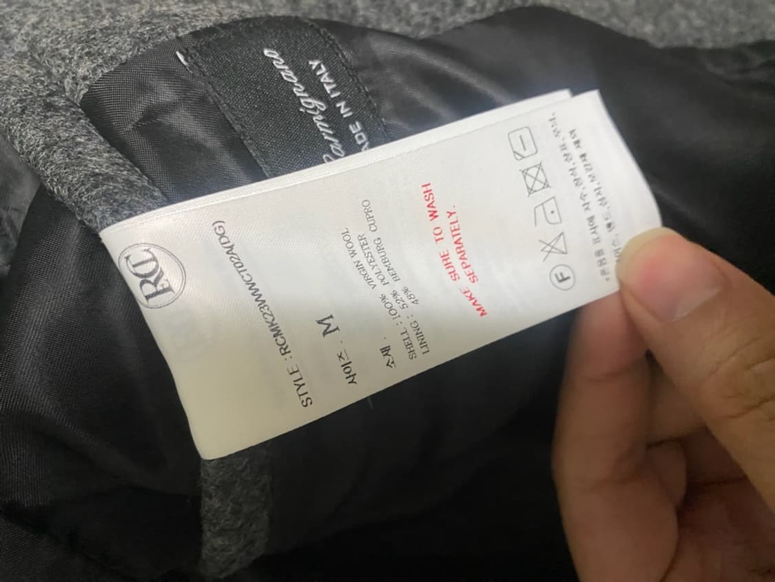 [M] 렉토 오버사이즈 버진 울 싱글 코트 블레이저 상품이미지6