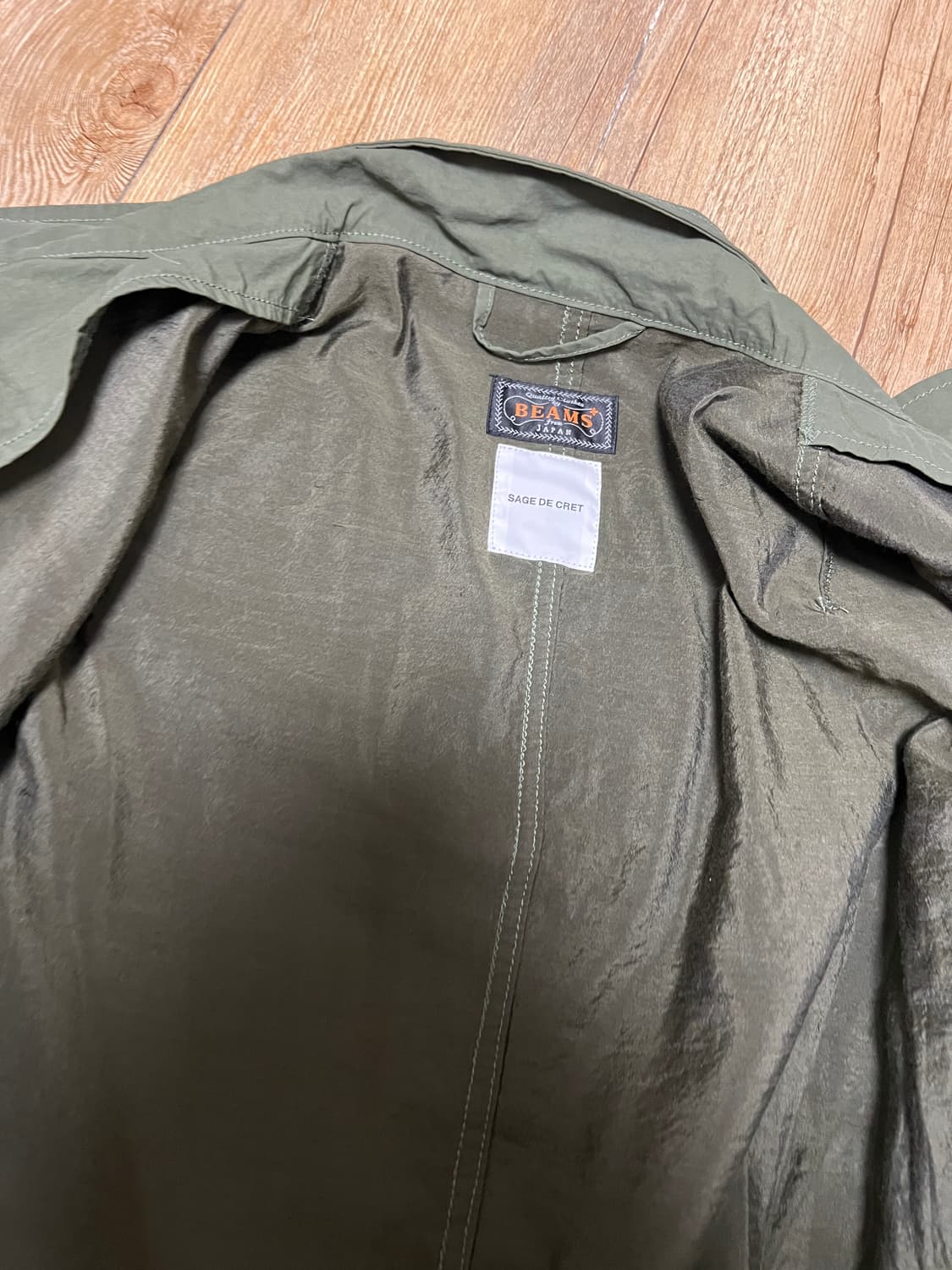 택포22) 샤쥬 드 크레 x 빔즈 플러스 M65 숏 자켓 상품이미지7