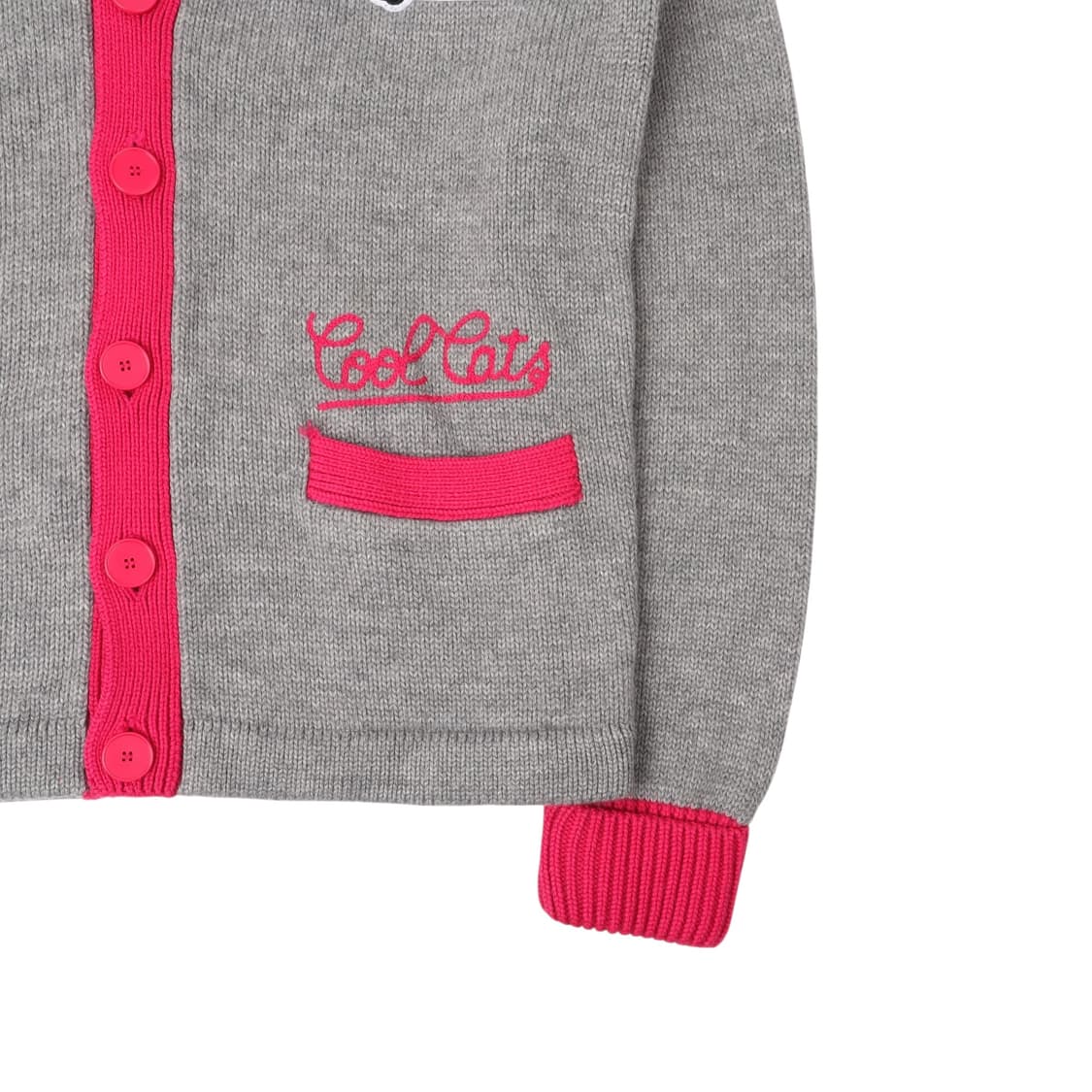라코스테 x 쿨 캣츠 엠브로이드 울 가디건 상품이미지4