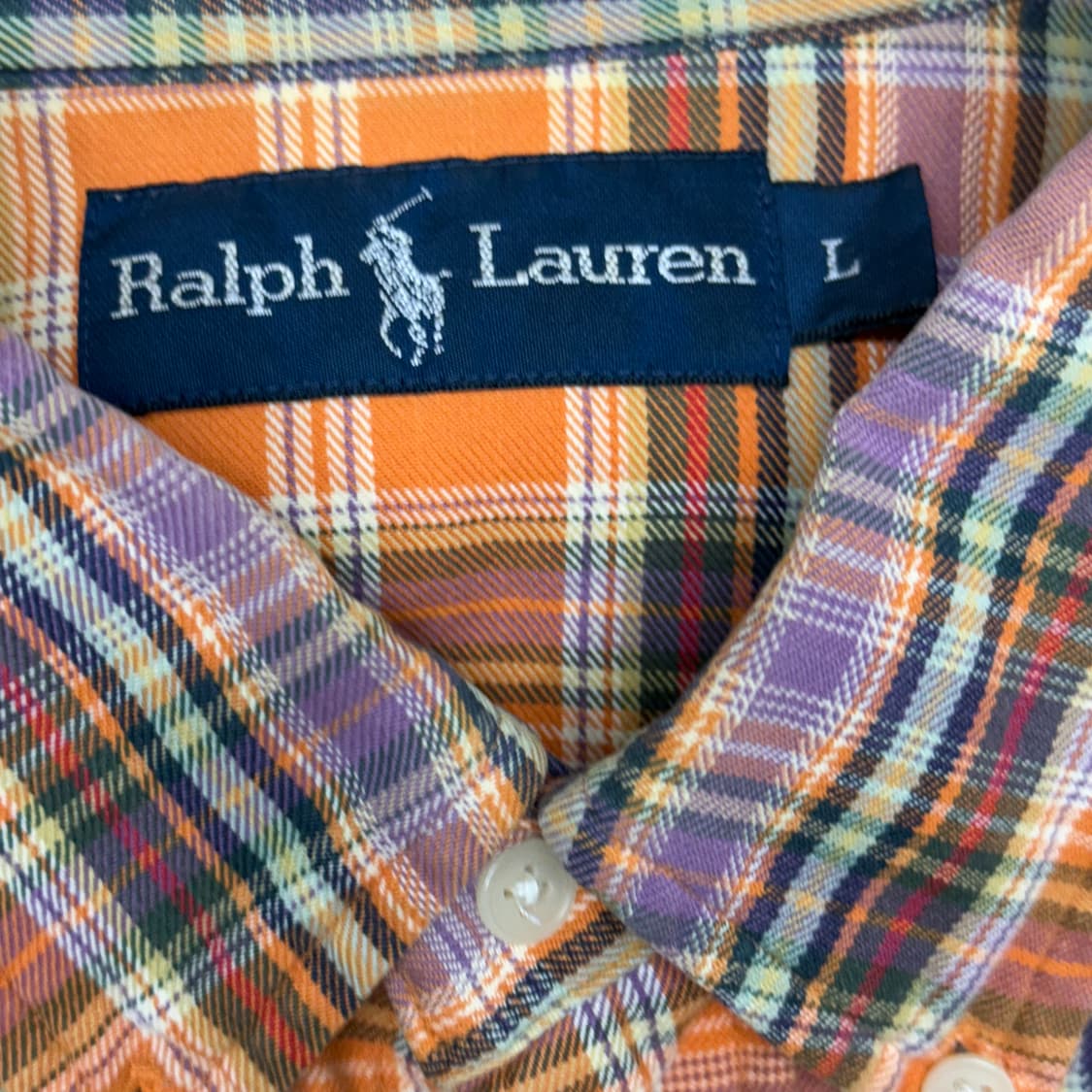 [L] 폴로 체크 웨스턴 셔츠 상품이미지5