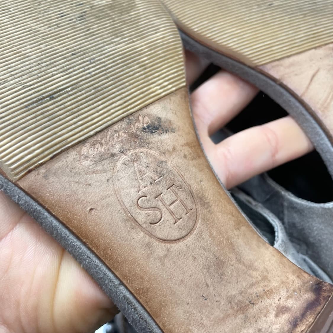 아쉬 Ash 스웨이드 보헤미안 앵클 샌들 230 상품이미지10