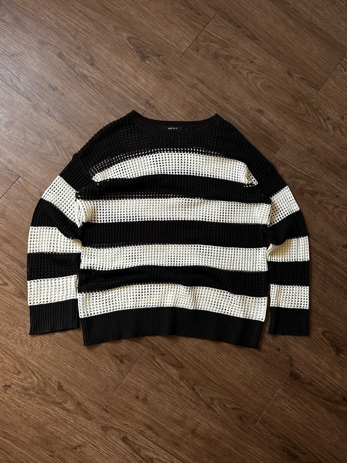 Chip Clip 피쉬네트 스트라이프 니트 상품이미지7