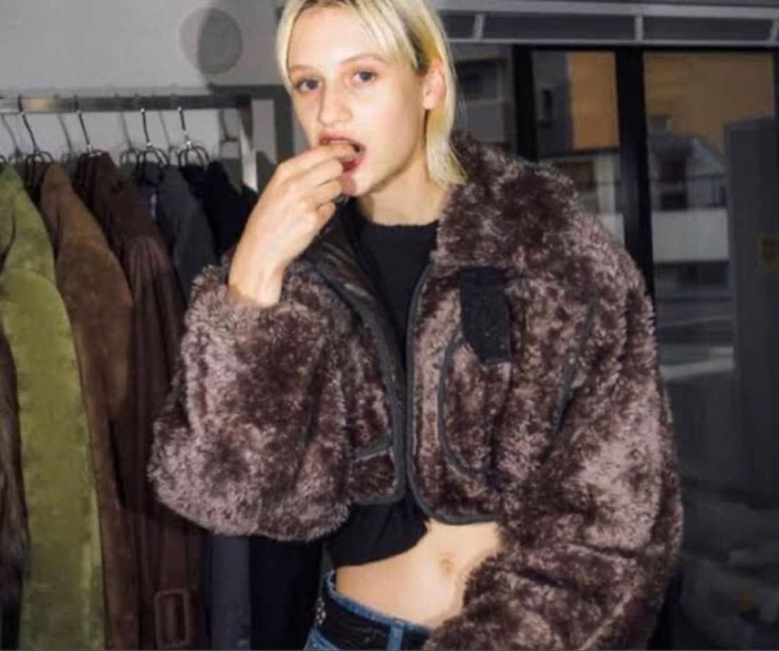 F) PERVERZE 퍼버즈 테디 크롭 퍼 자켓 상품이미지7