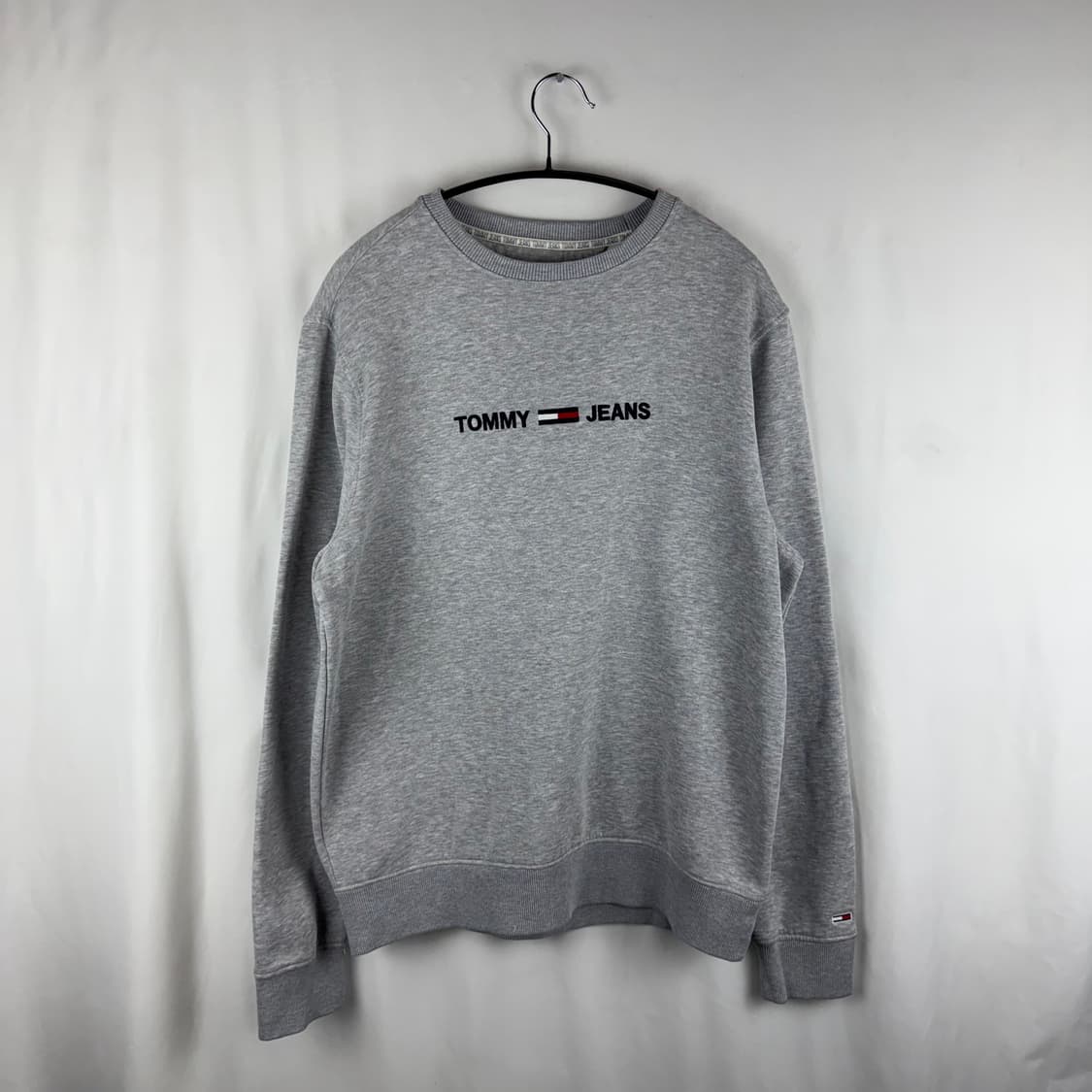 M) 타미진스 자수로고 맨투맨 그레이 상품이미지2